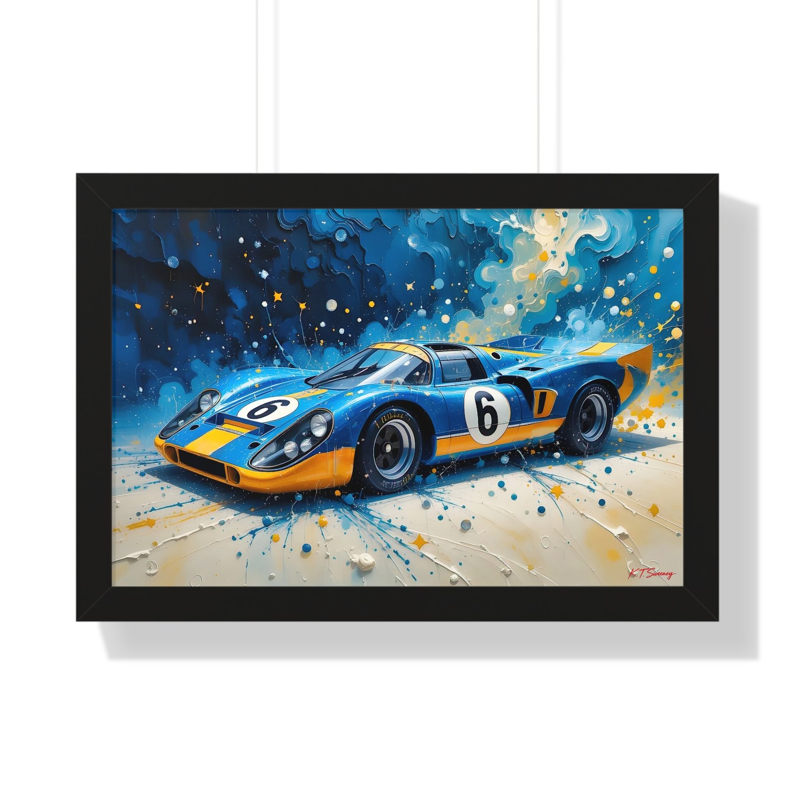 Limited Edition Porsche Le Mans Racing Car Wall Art Framed Print | Collector’s Motorsport Artwork - Image 4
