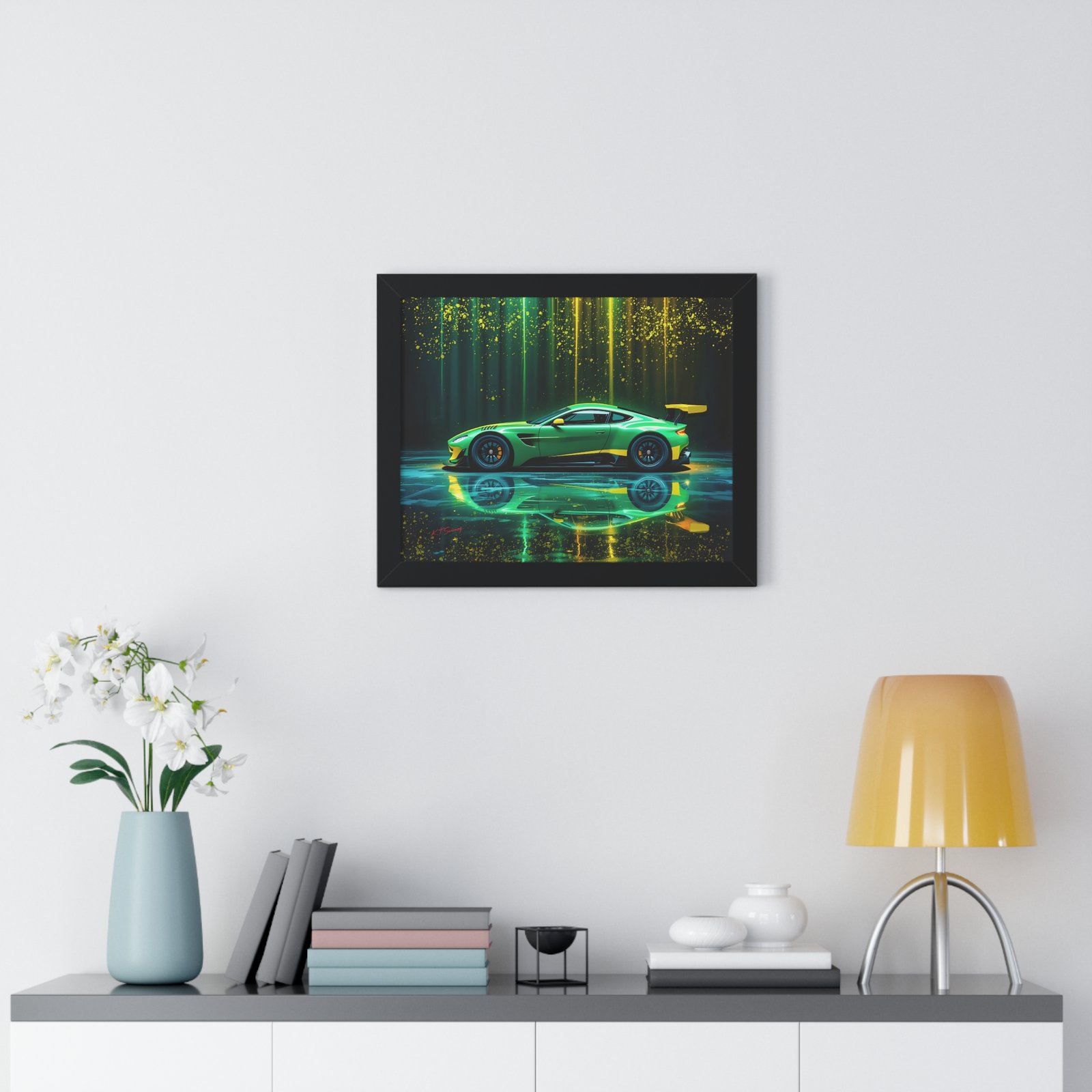 Limited Edition Aston Martin IMSA GTD Racing Car Wall Art Framed Print | Collector’s Aston Martin Motorsport Artwork - Image 2