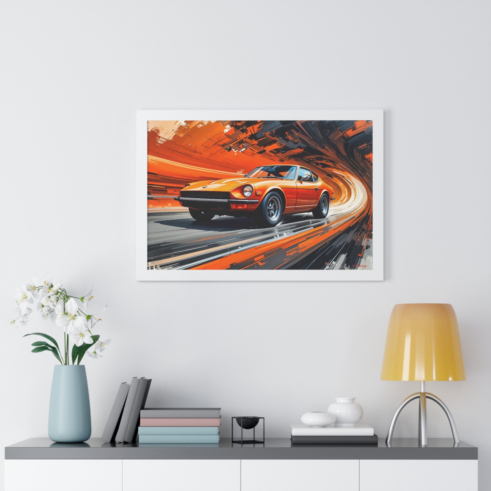 1971 Datsun 240Z Classic Car Wall Art Framed Print | Studio Edition Collector’s Artwork - Image 26