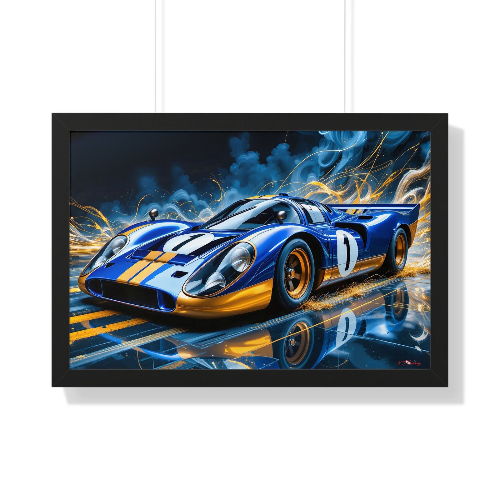 Limited Edition Porsche Le Mans Racing Car | Original Collector's Artwork - Image 7