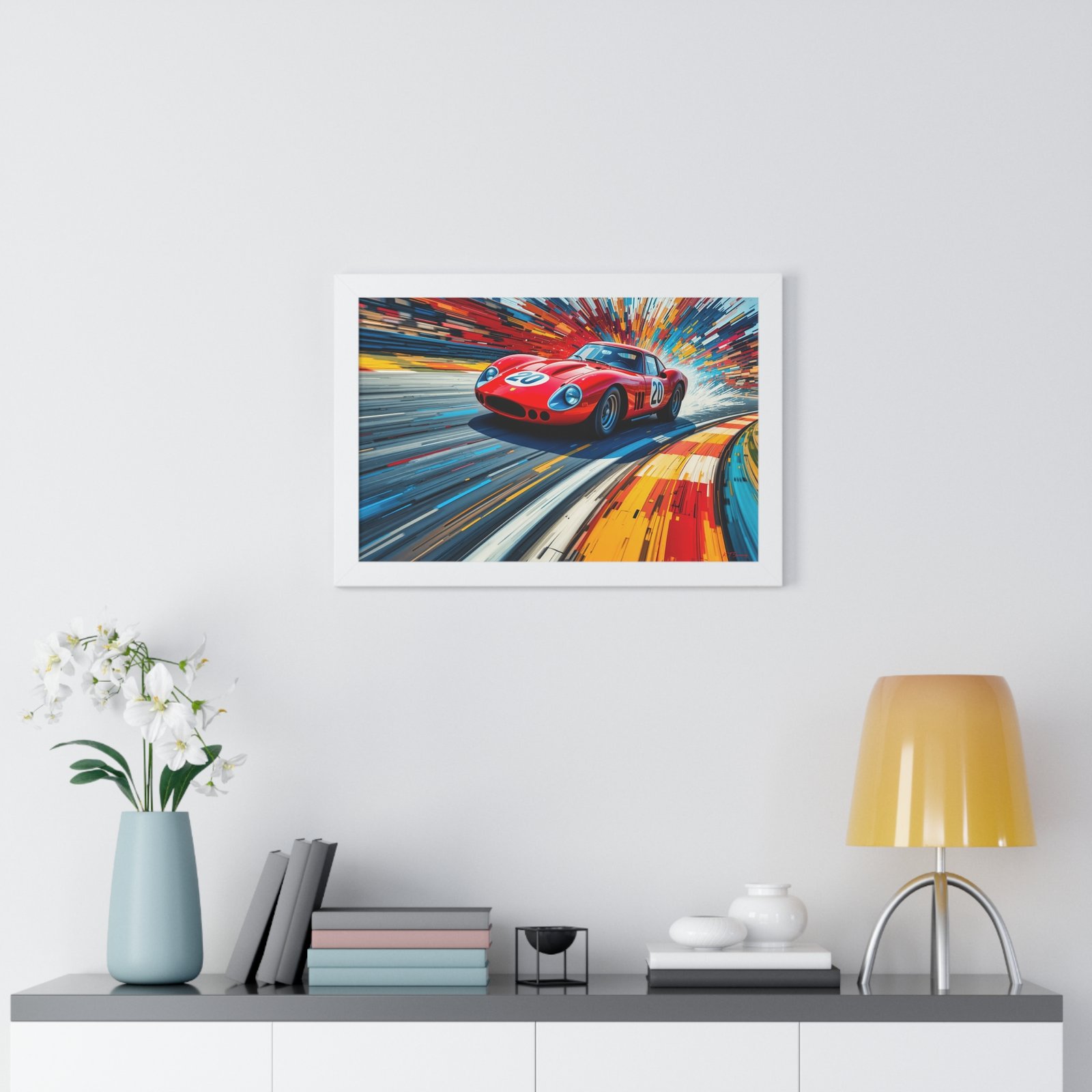 Limited Edition Ferrari 250 GTO Wall Art Framed Print | Classic Ferrari Collector’s Artwork with Certificate - Image 14
