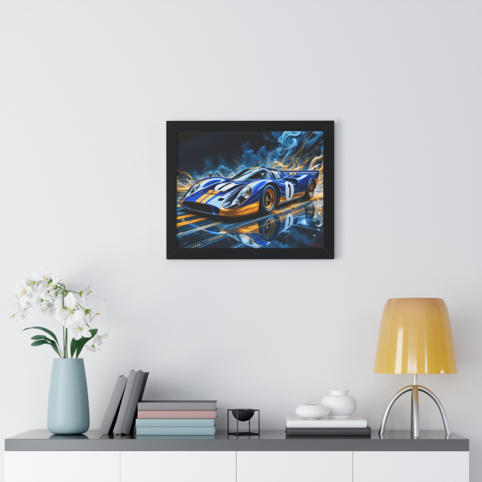 Limited Edition Porsche Le Mans Racing Car | Original Collector's Artwork - Image 2