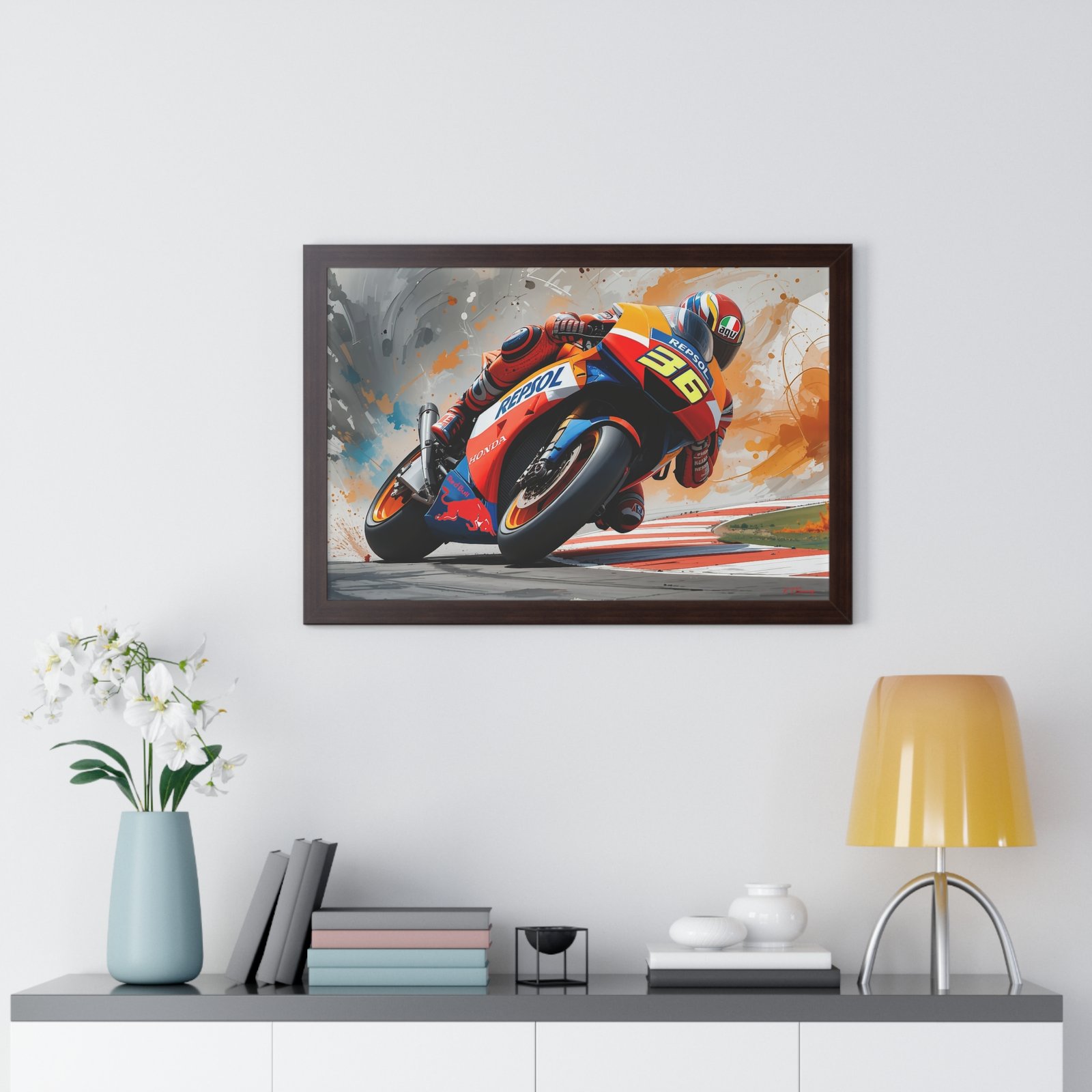 Limited Edition Joan Mir MotoGP Champion Wall Art Framed Print | 2020 MotoGP World Champion Collector’s Artwork - Image 11