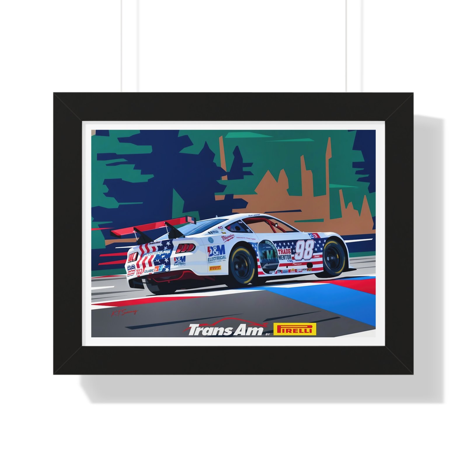 Doug Winston 2026 Trans Am Racing Car – Limited One-Off Collector’s Edition Print | Benefits TradeMentor.org - Image 10