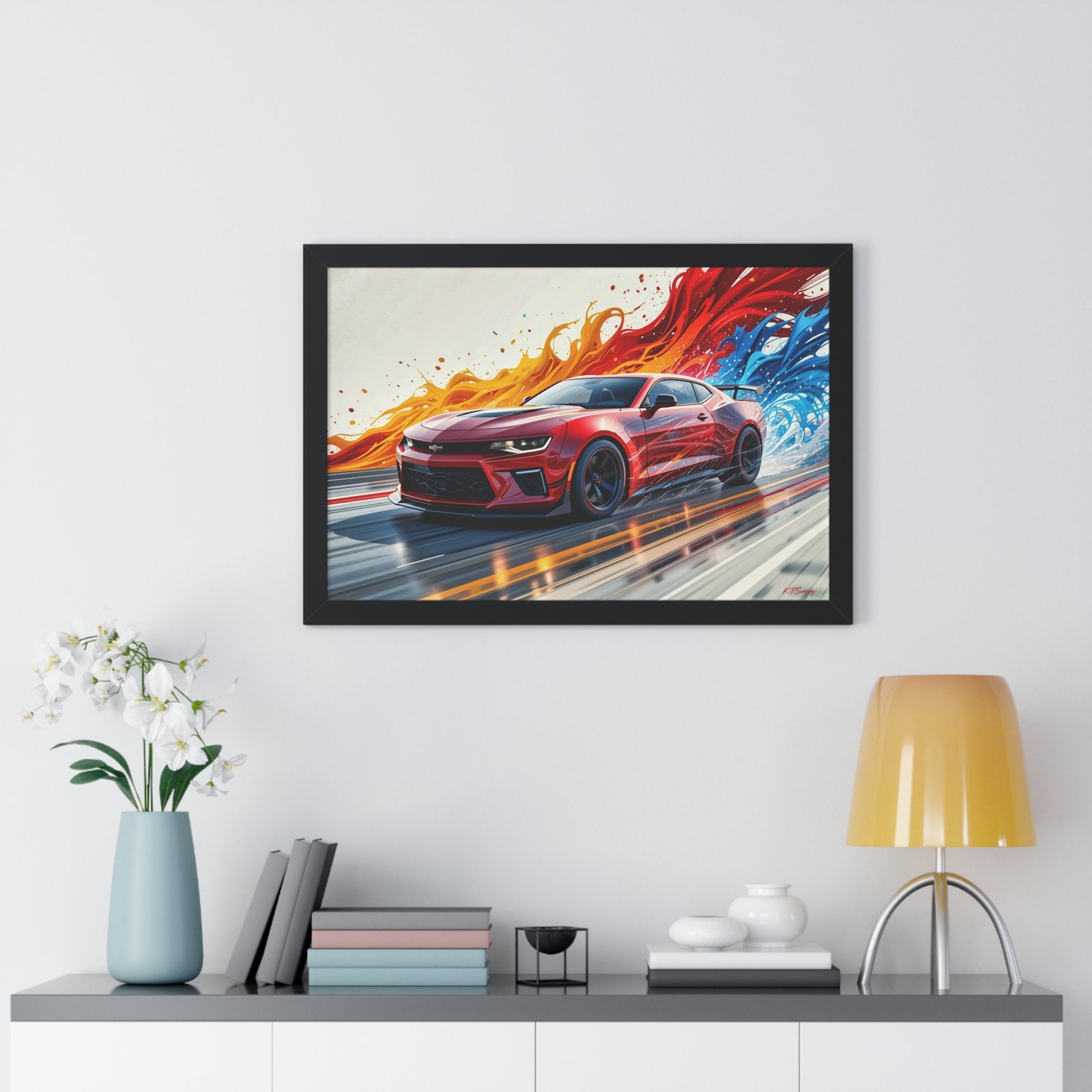 Camaro ZL1 Framed Wall Art Limited Edition | American Muscle - Image 8