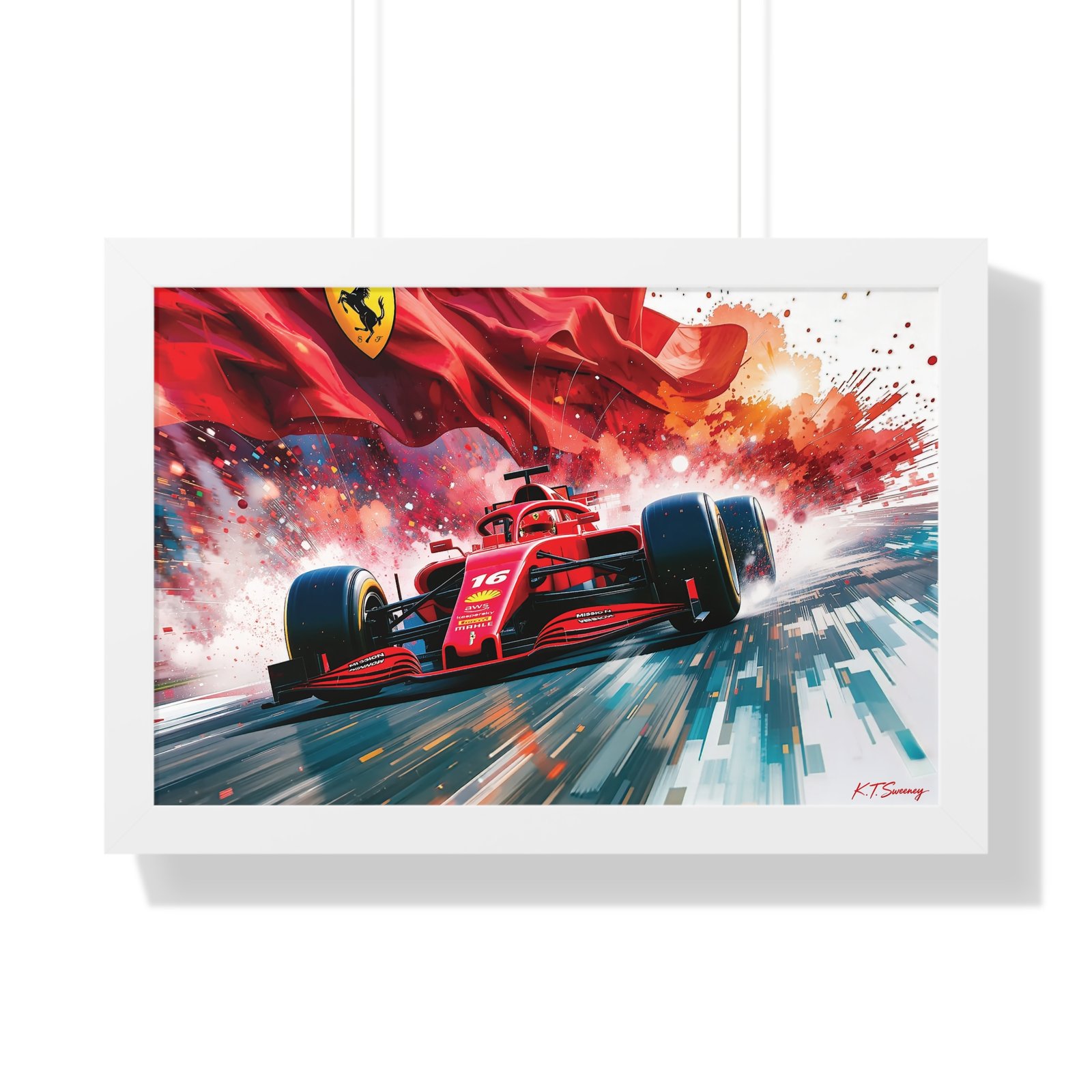 Exclusive Limited Edition Charles Leclerc Ferrari F1 Racing Car - Image 22