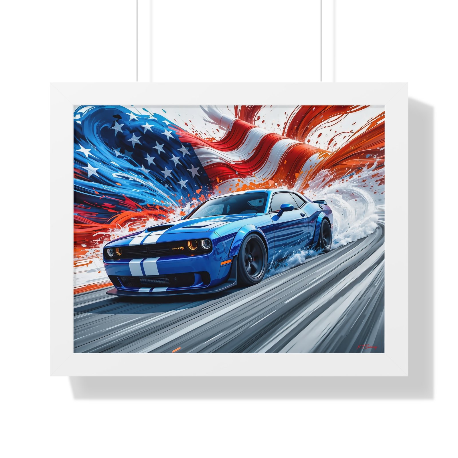 Limited Edition Dodge Hellcat Framed Art | Muscle Car Collector’s Artwork - Image 19