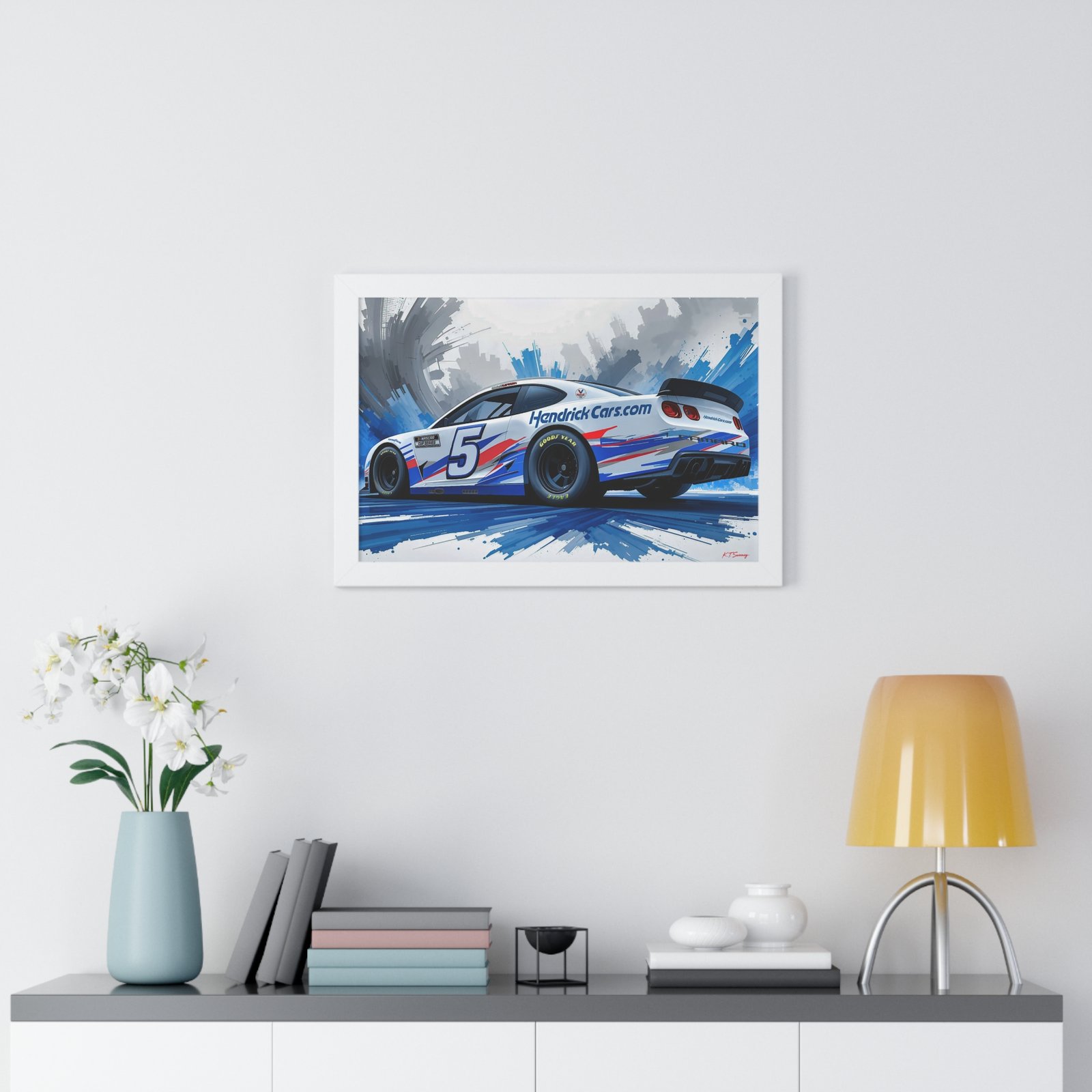 Kyle Larson NASCAR #5 Original Style Design | Studio Edition Collector’s Racing Artwork - Image 23