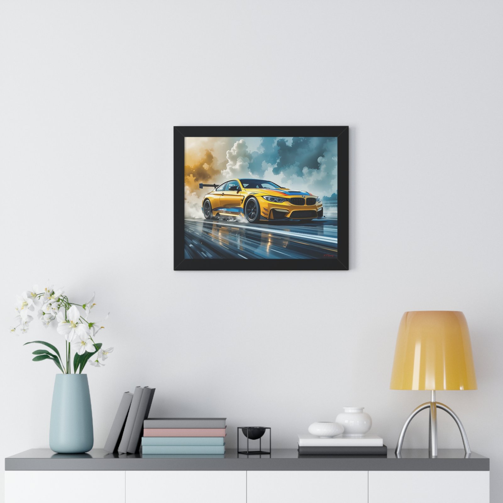 BMW M IMSA Racing Car Wall Art Framed Print | Studio Edition Collector’s Motorsport Artwork - Image 2