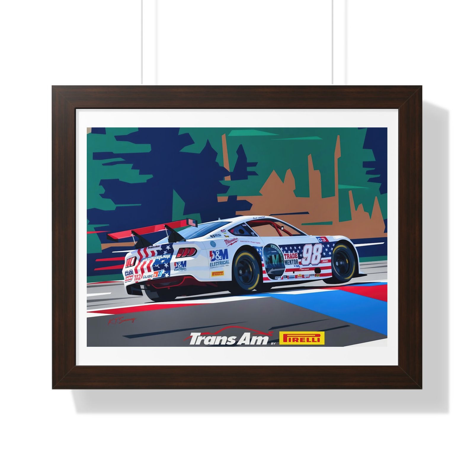 Doug Winston 2026 Trans Am Racing Car – Limited One-Off Collector’s Edition Print | Benefits TradeMentor.org - Image 19