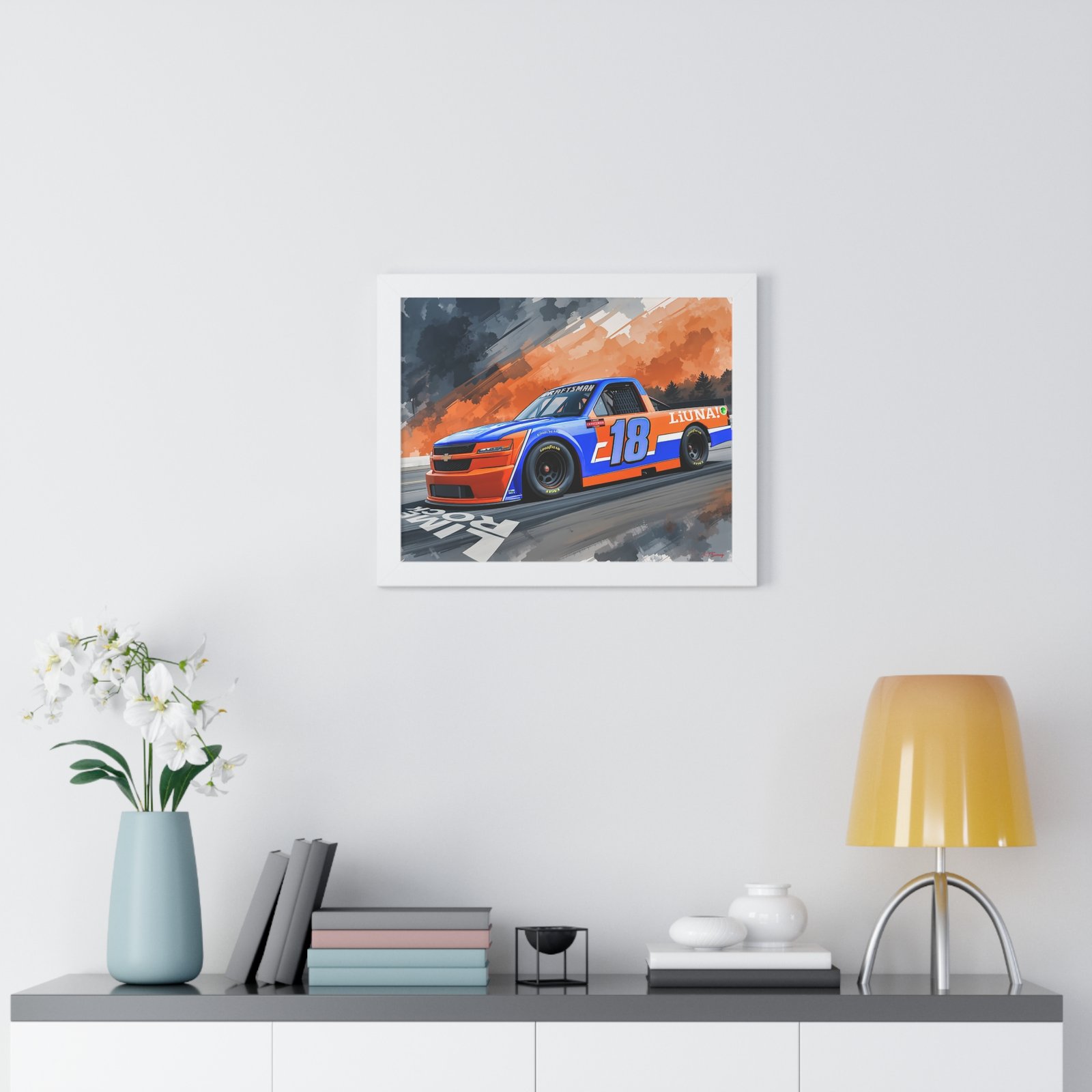 Limited Edition NASCAR Truck Series Tyler Ankrum Wall Art Framed Print | Original Collector’s Racing Artwork - Image 20