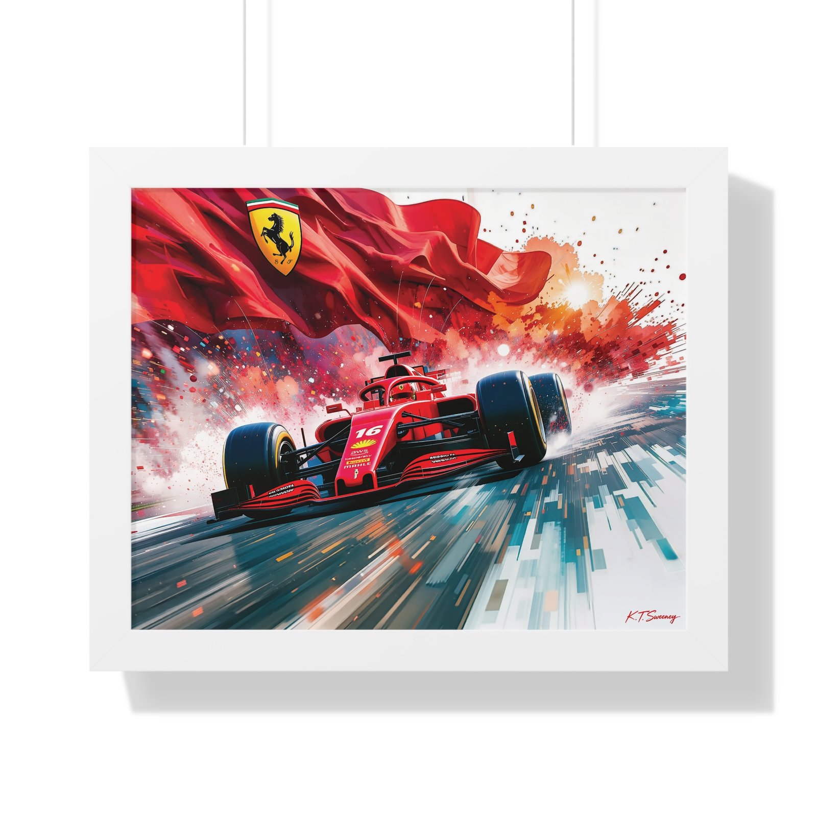 Exclusive Limited Edition Charles Leclerc Ferrari F1 Racing Car - Image 19