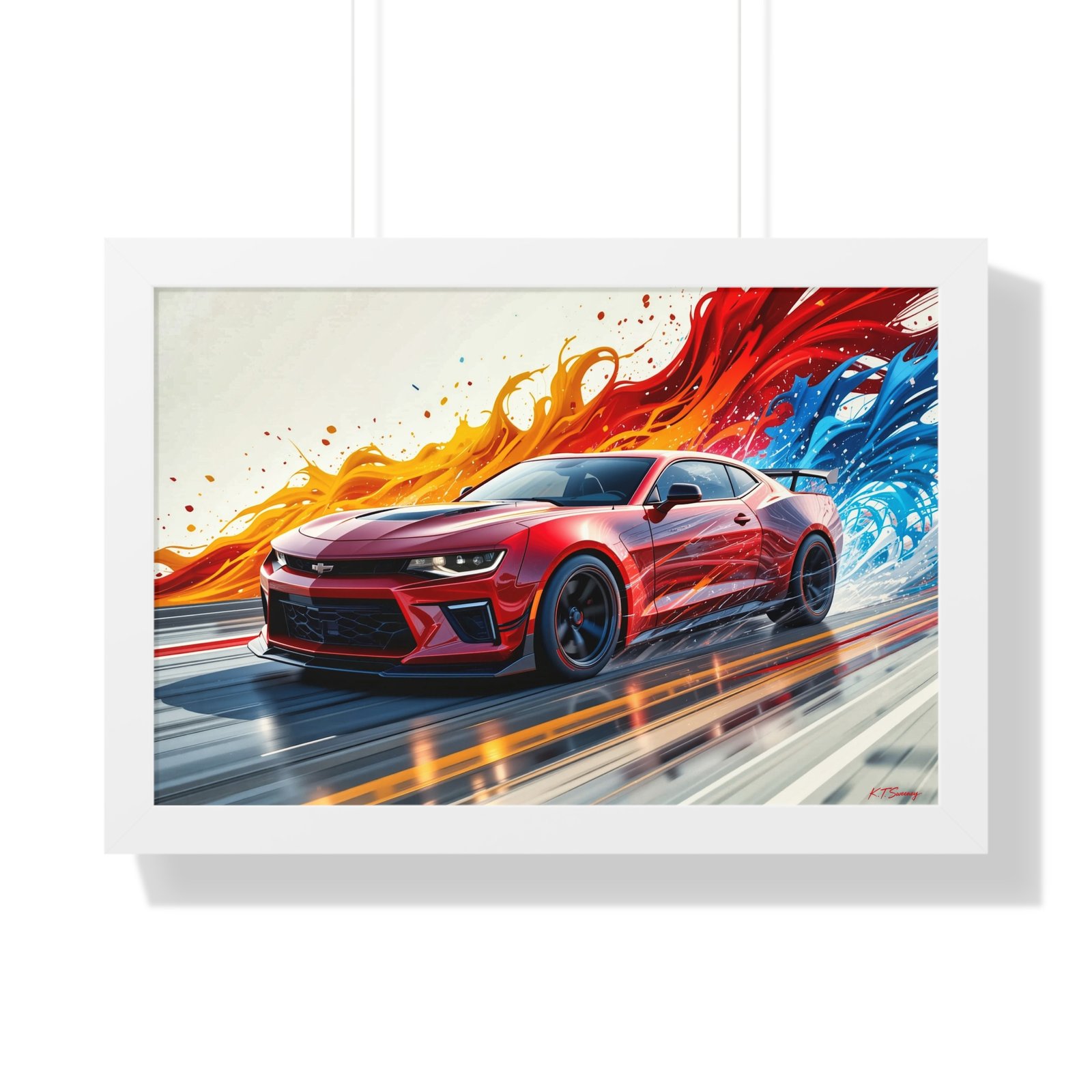 Camaro ZL1 Framed Wall Art Limited Edition | American Muscle - Image 22