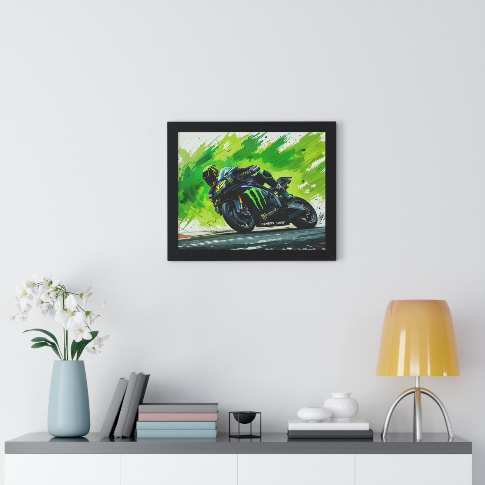 Limited Edition Alex Rins MotoGP Wall Art Framed Print | Collector’s Racing Artwork - Image 2
