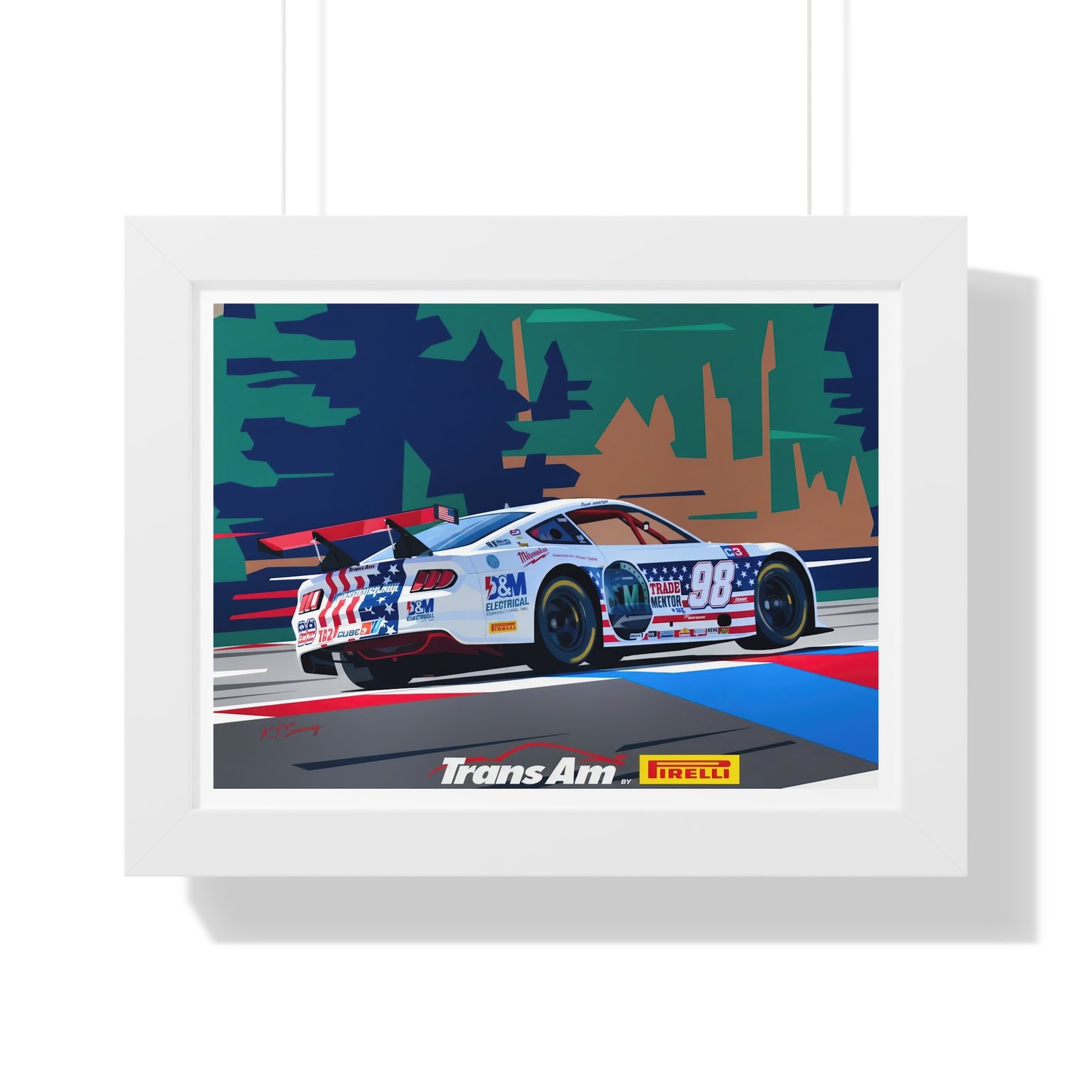 Doug Winston 2026 Trans Am Racing Car – Limited One-Off Collector’s Edition Print | Benefits TradeMentor.org - Image 22