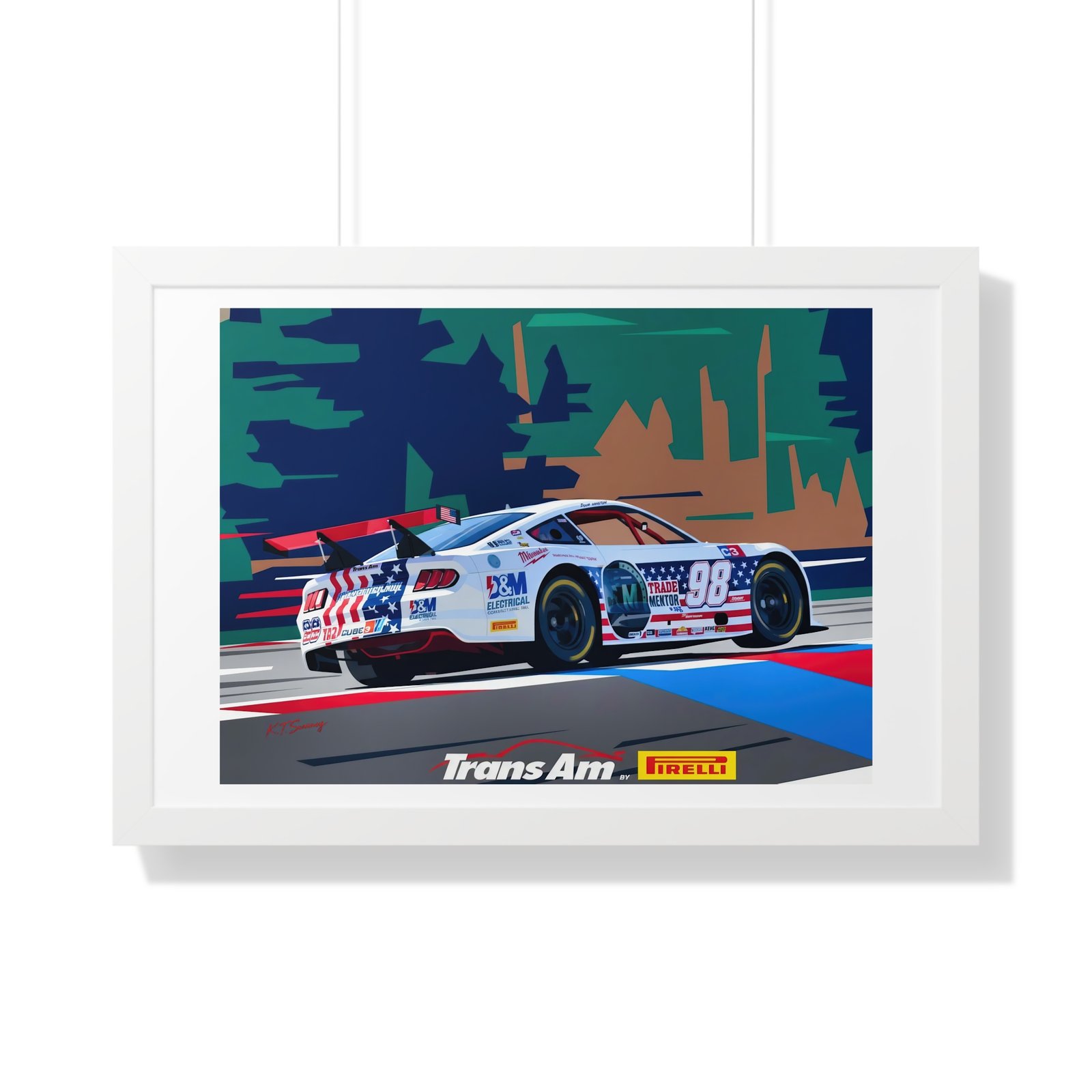 Doug Winston 2026 Trans Am Racing Car – Limited One-Off Collector’s Edition Print | Benefits TradeMentor.org - Image 16