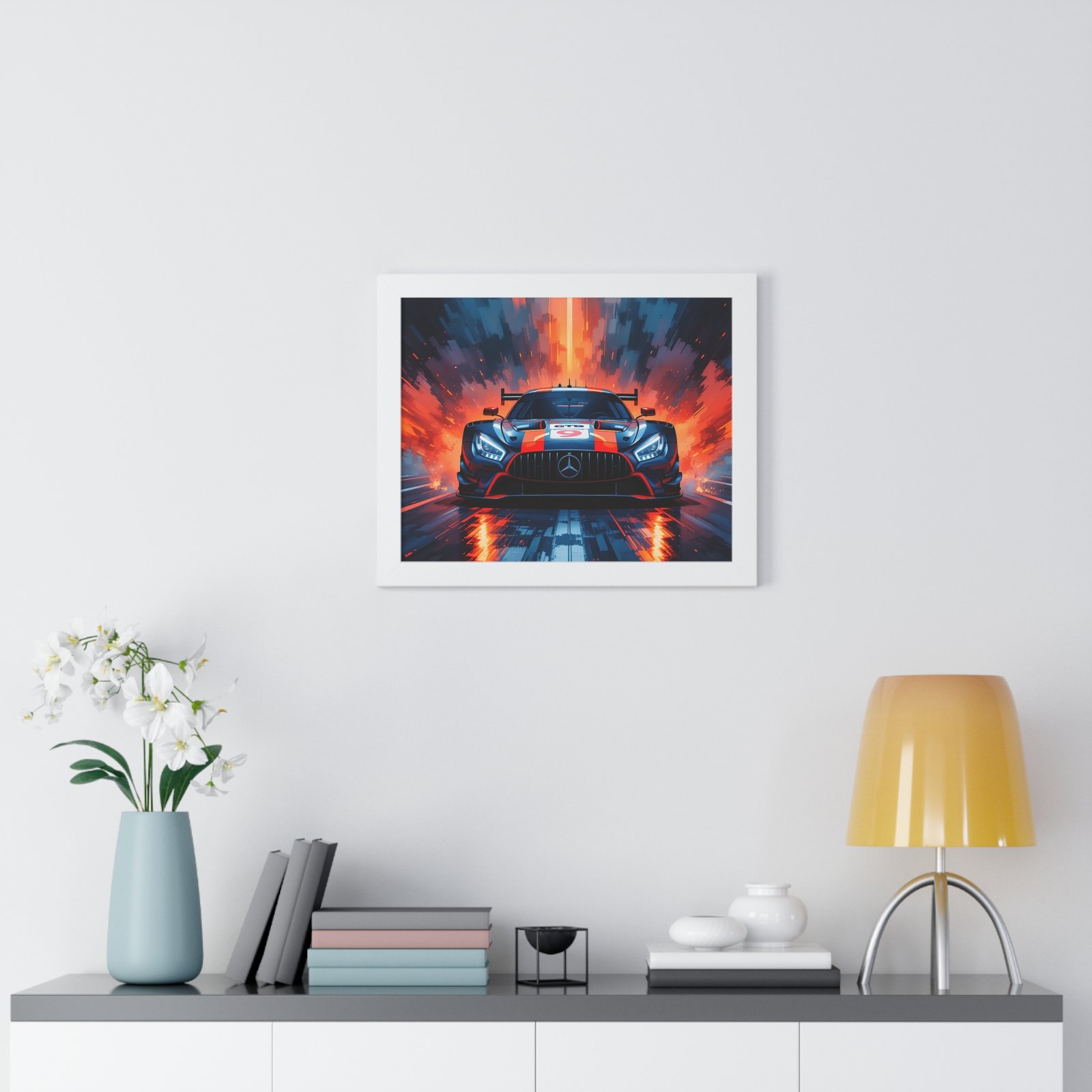 Limited Edition Mercedes GTD IMSA Racing Car Wall Art Framed Print | Collector's Mercedes Racing Art - Image 20
