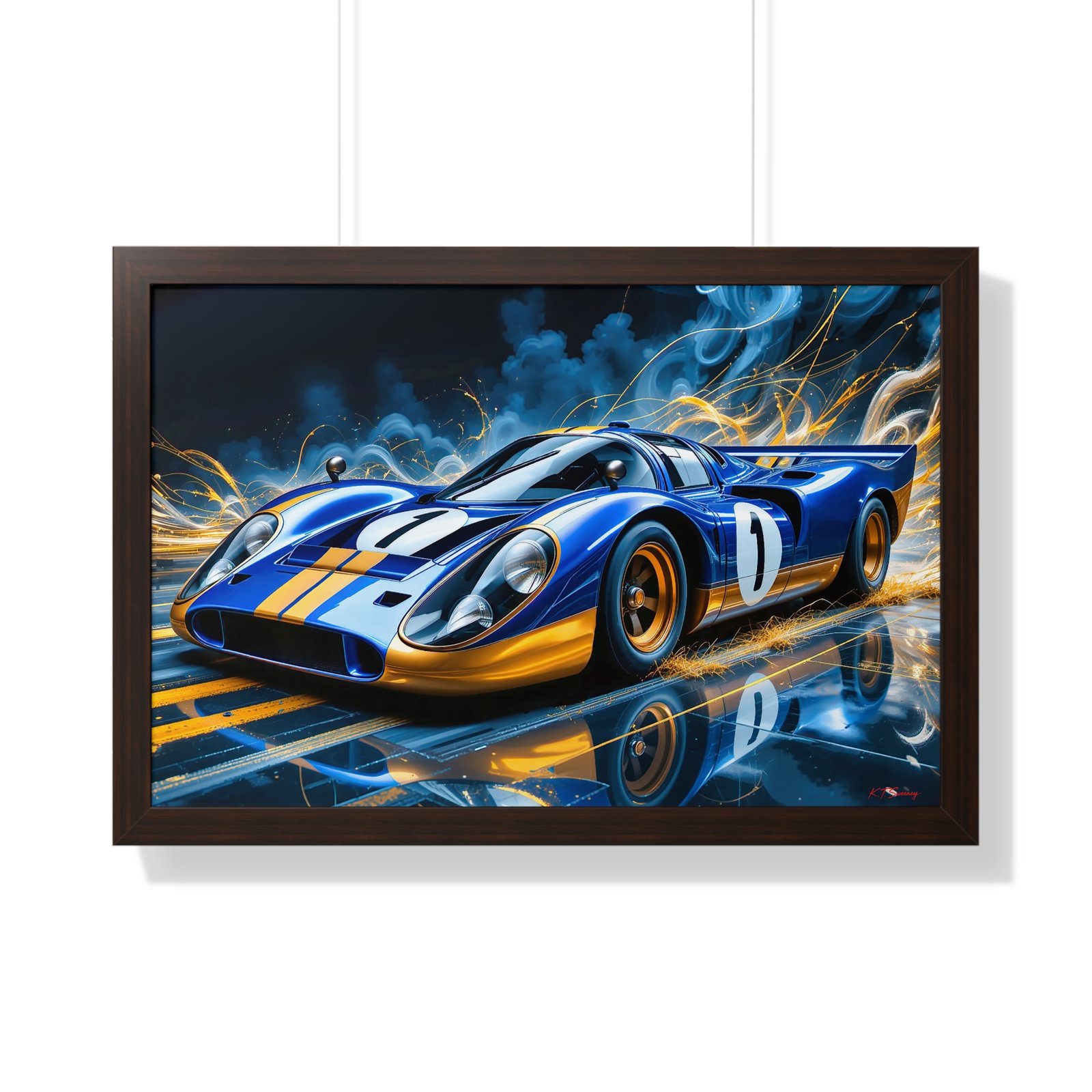 Limited Edition Porsche Le Mans Racing Car | Original Collector's Artwork - Image 16