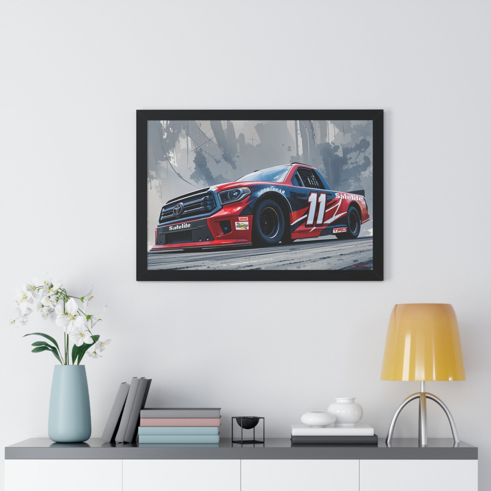 NASCAR Racing Truck Series Corey Heim Framed Art Print | Original Collector's Artwork - Image 14