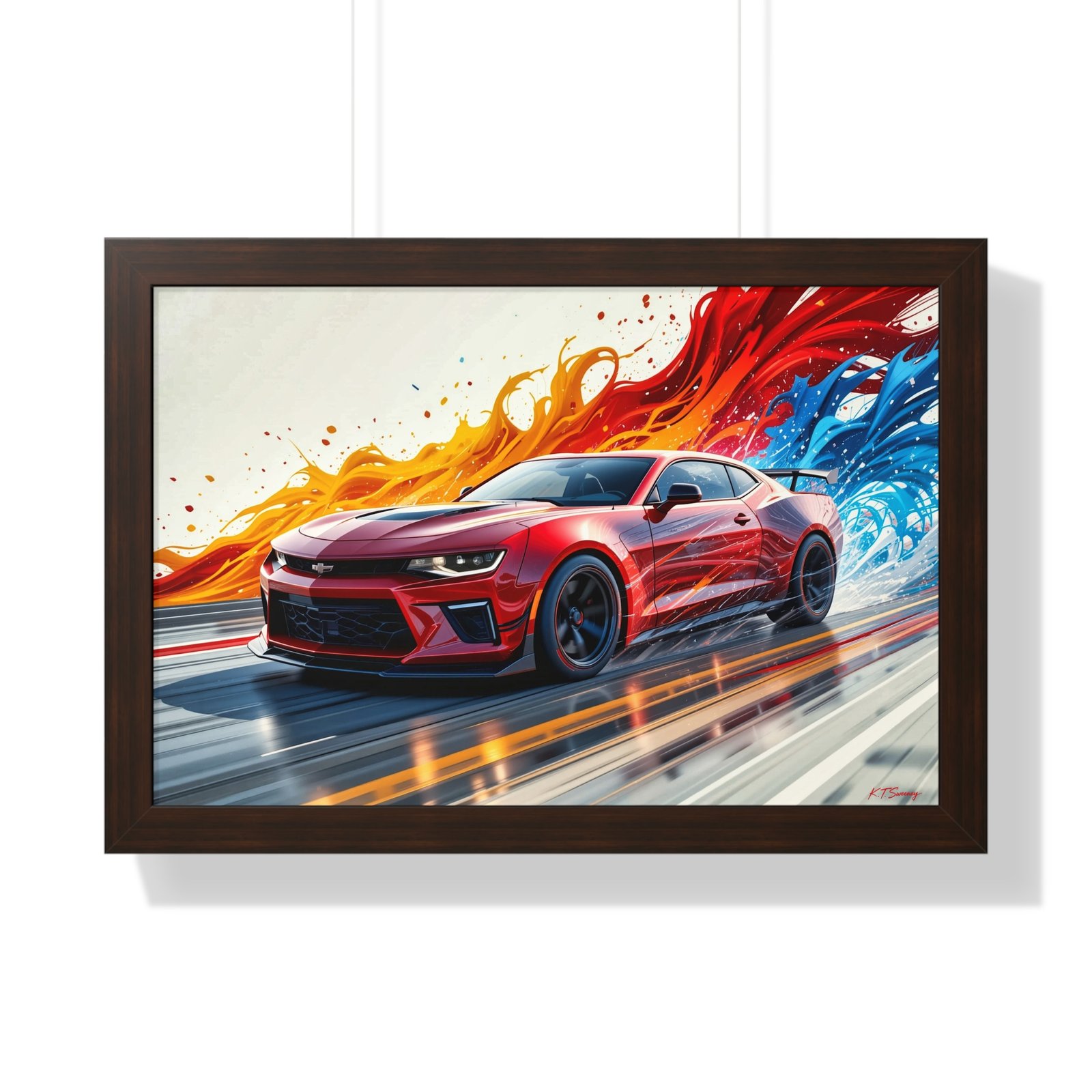 Camaro ZL1 Framed Wall Art Limited Edition | American Muscle - Image 13