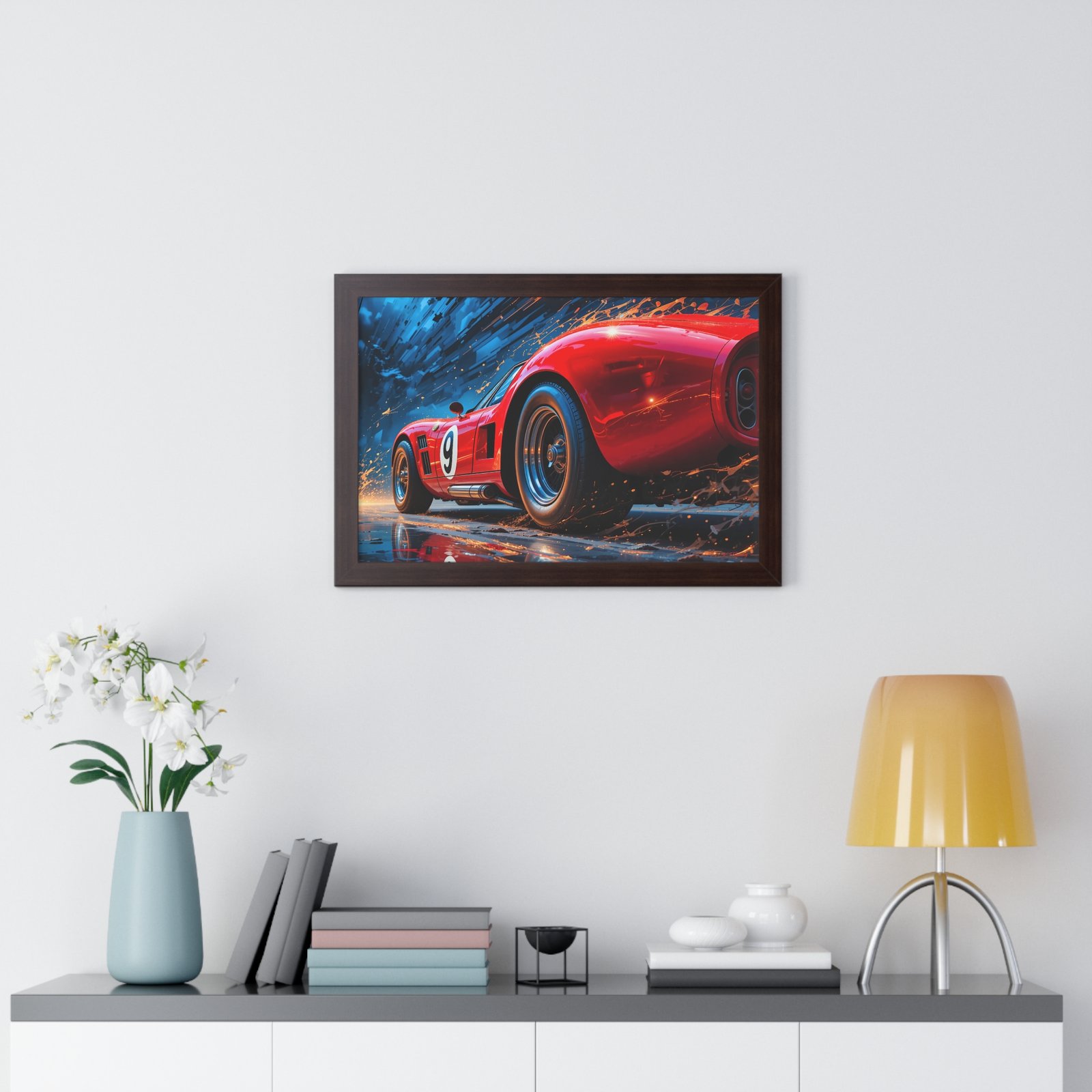 Exclusive Edition Vintage Red Maserati Inspired Wall Art Framed Print | Collector’s Motorsport Artwork - Image 14