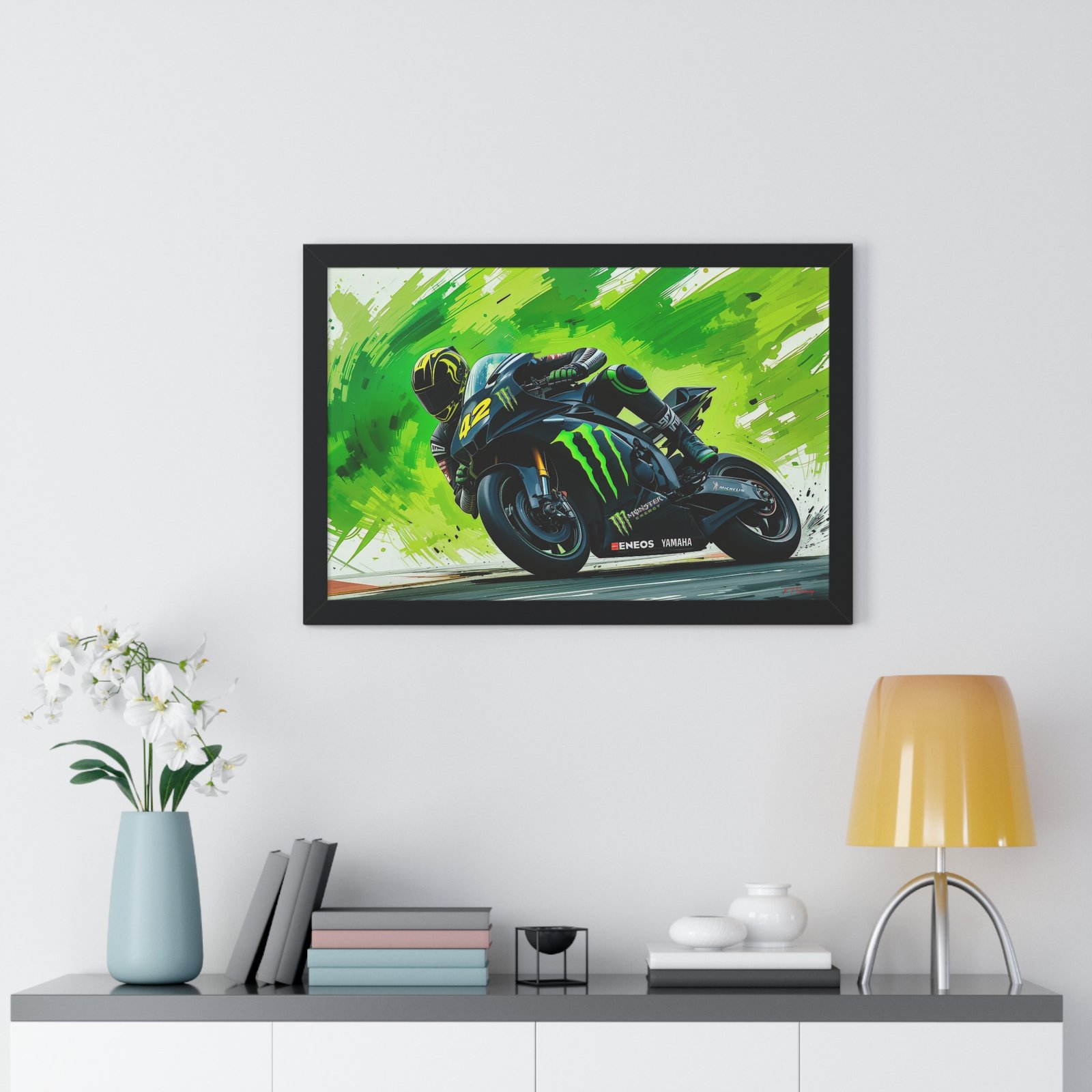 Limited Edition Alex Rins MotoGP Wall Art Framed Print | Collector’s Racing Artwork - Image 8