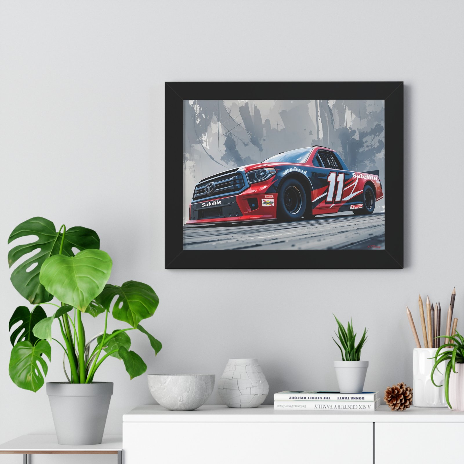 NASCAR Racing Truck Series Corey Heim Framed Art Print | Original Collector's Artwork - Image 5