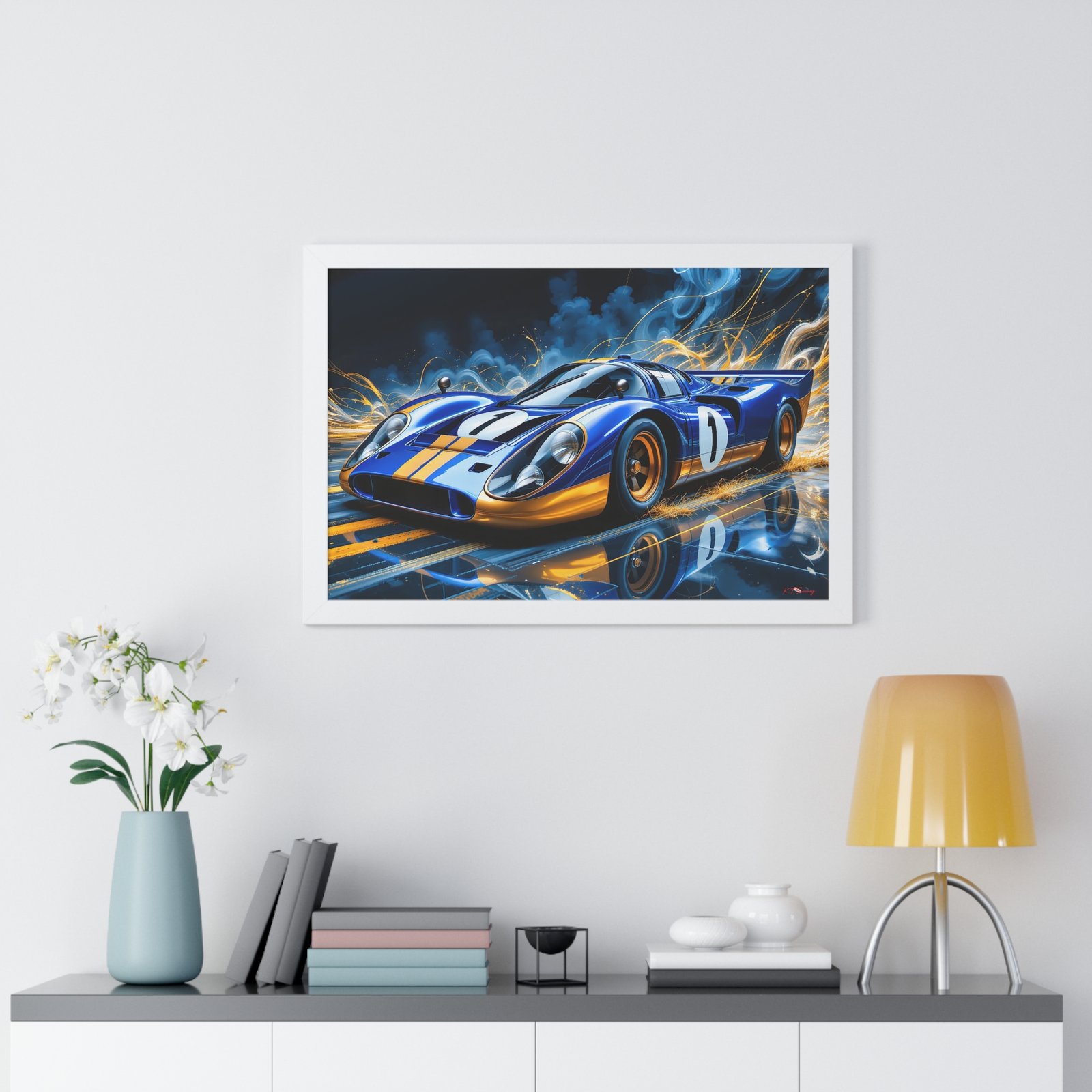 Limited Edition Porsche Le Mans Racing Car | Original Collector's Artwork - Image 26