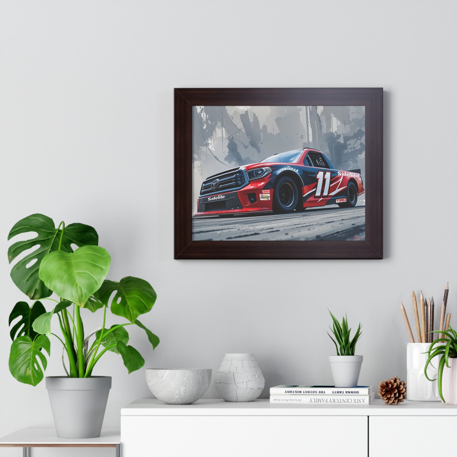 NASCAR Racing Truck Series Corey Heim Framed Art Print | Original Collector's Artwork - Image 17