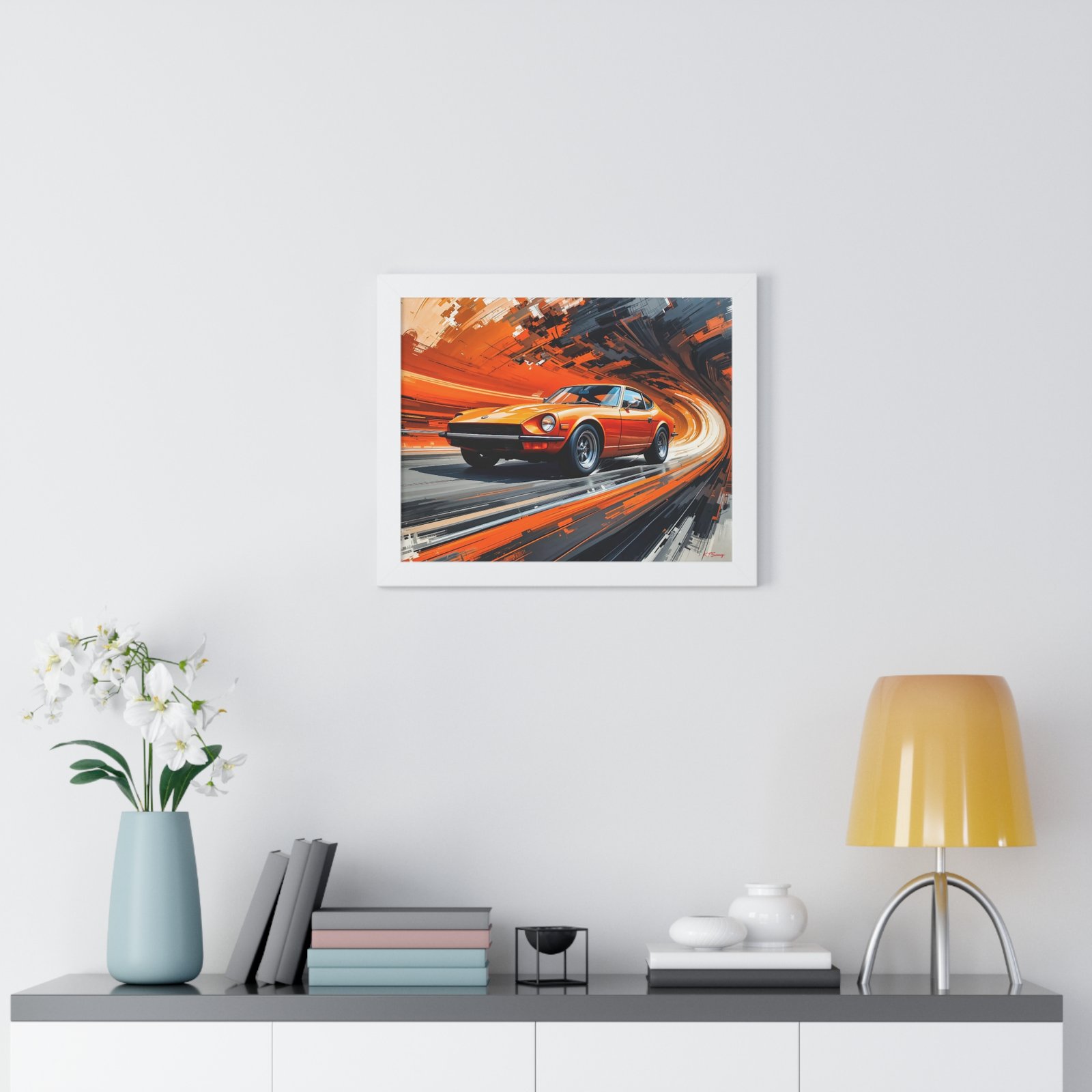 1971 Datsun 240Z Classic Car Wall Art Framed Print | Studio Edition Collector’s Artwork - Image 20