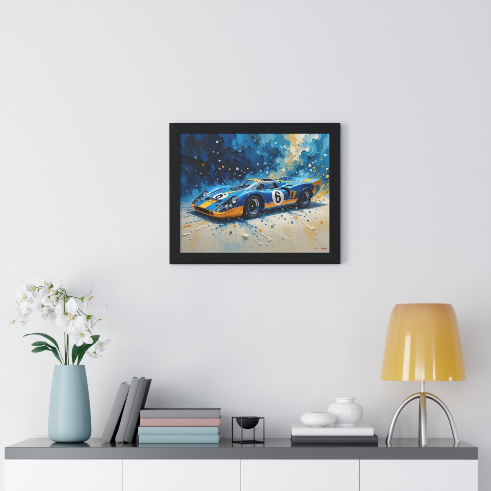 Limited Edition Porsche Le Mans Racing Car Wall Art Framed Print | Collector’s Motorsport Artwork - Image 2