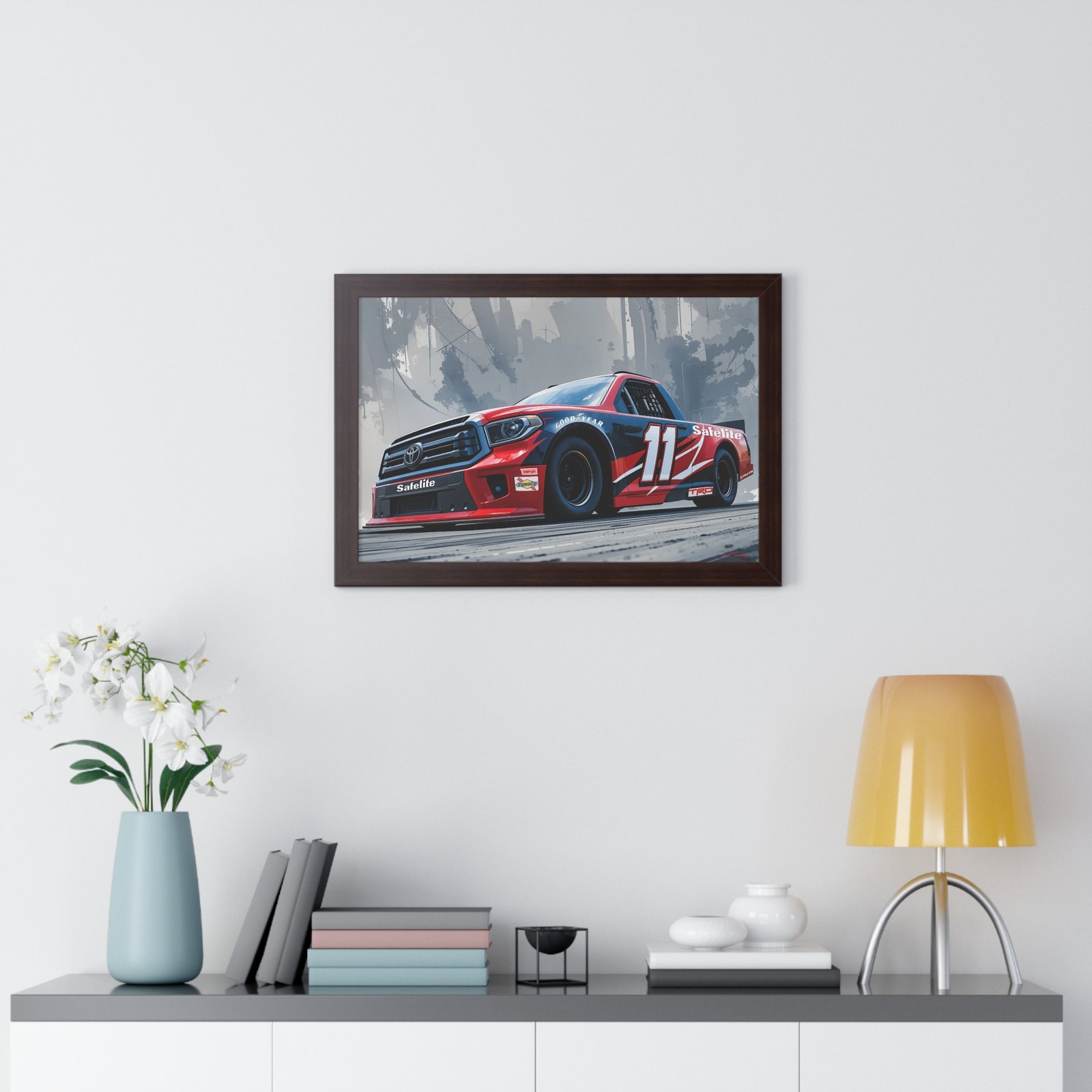 NASCAR Racing Truck Series Corey Heim Framed Art Print | Original Collector's Artwork - Image 26