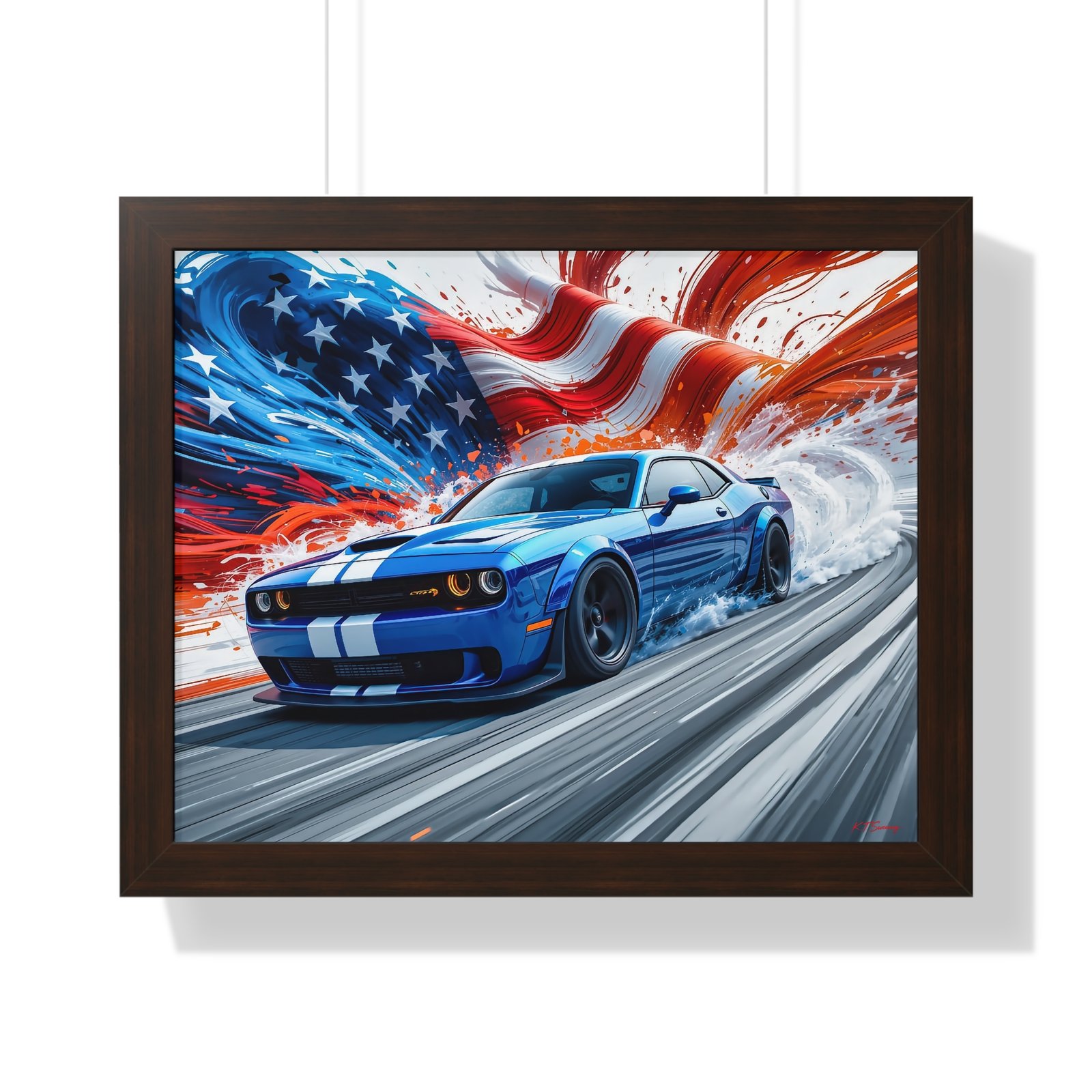 Limited Edition Dodge Hellcat Framed Art | Muscle Car Collector’s Artwork - Image 10