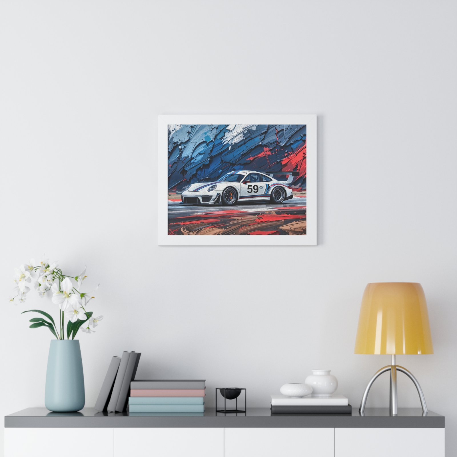 Collector’s Edition Porsche 911 GT3 Brumos Racing Tribute Wall Art Framed Print | Iconic Porsche Motorsport Artwork - Image 20