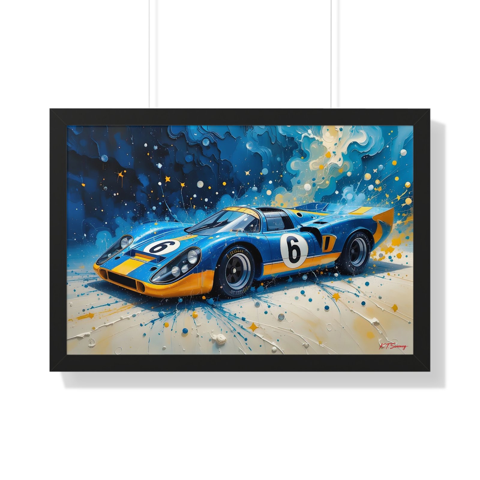 Limited Edition Porsche Le Mans Racing Car Wall Art Framed Print | Collector’s Motorsport Artwork - Image 7