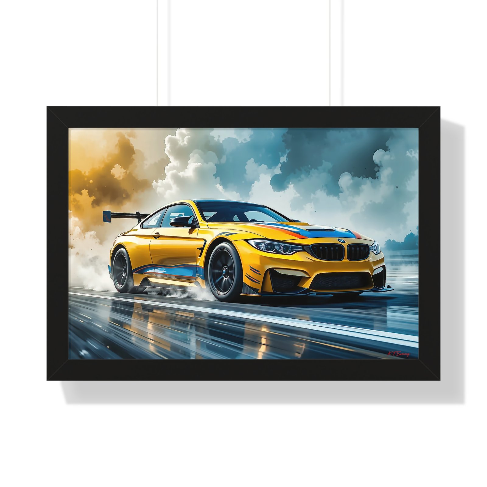 BMW M IMSA Racing Car Wall Art Framed Print | Studio Edition Collector’s Motorsport Artwork - Image 4