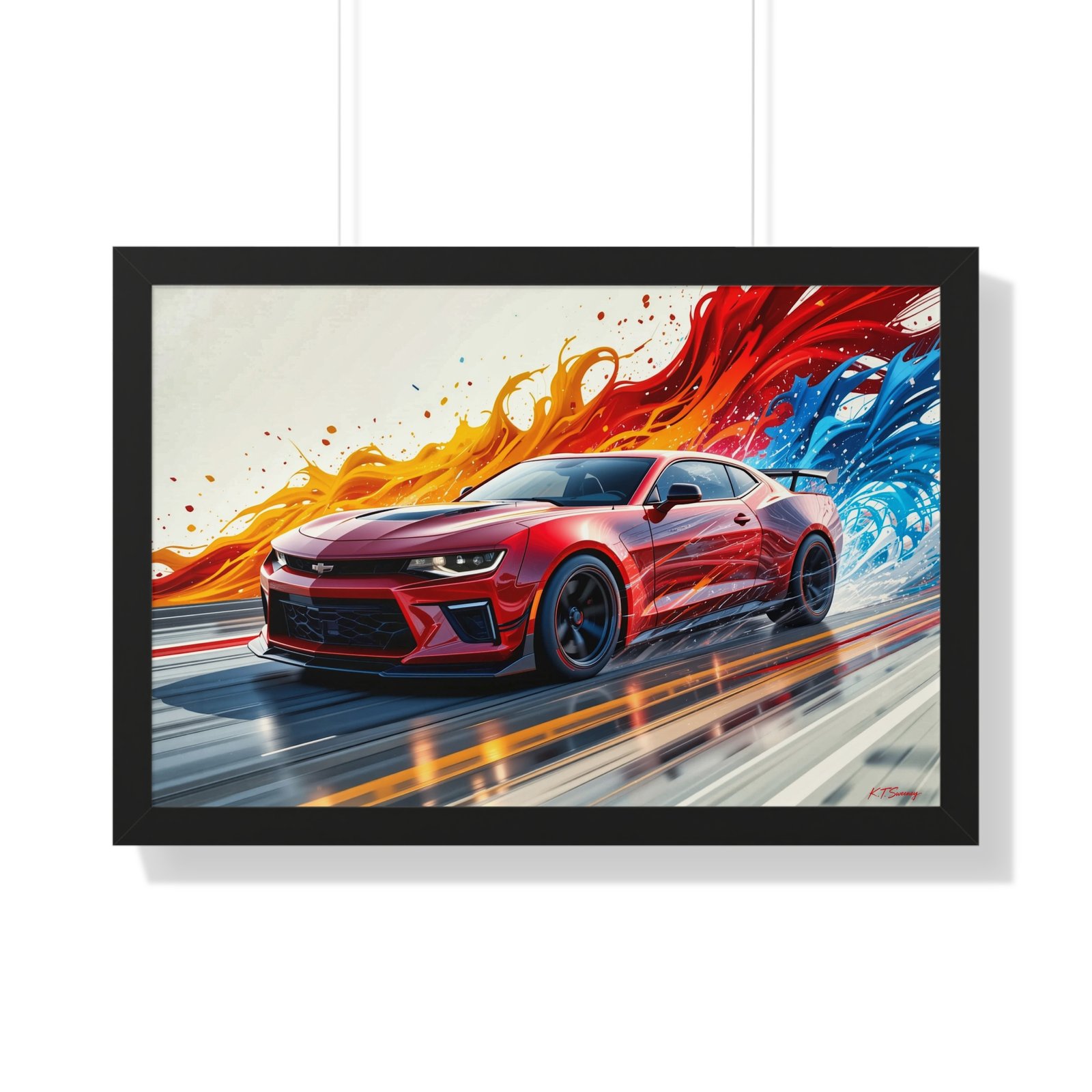 Camaro ZL1 Framed Wall Art Limited Edition | American Muscle - Image 7
