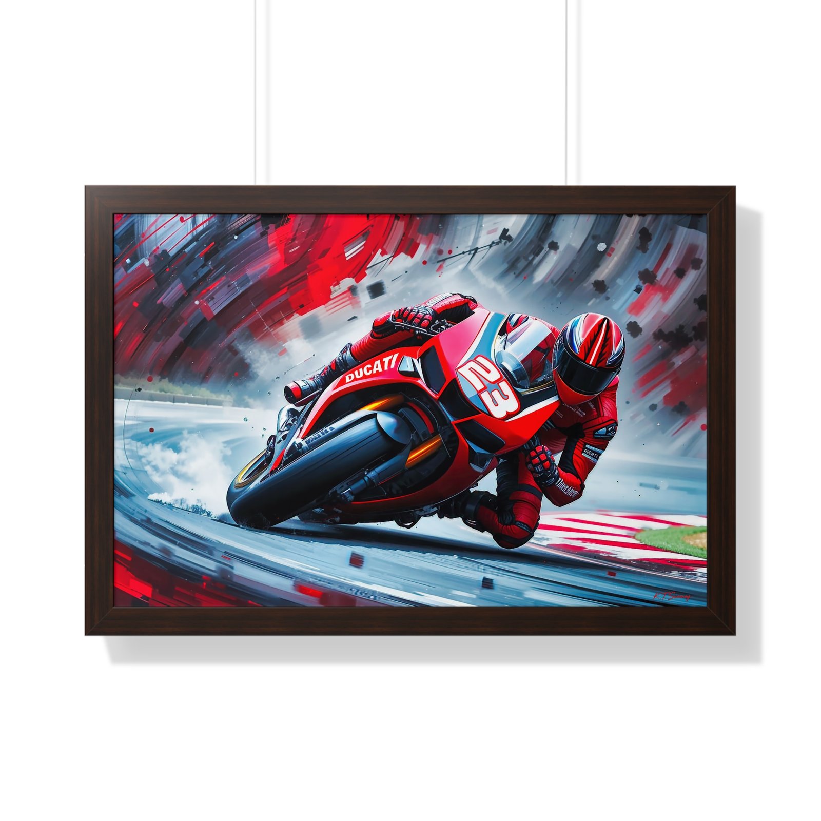 Limited Edition Enea Bastianini MotoGP Wall Art Framed Print | Collector’s Motorcycle Racing Artwork - Image 10
