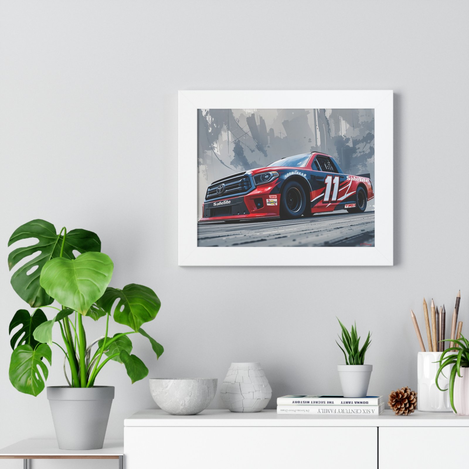 NASCAR Racing Truck Series Corey Heim Framed Art Print | Original Collector's Artwork - Image 32