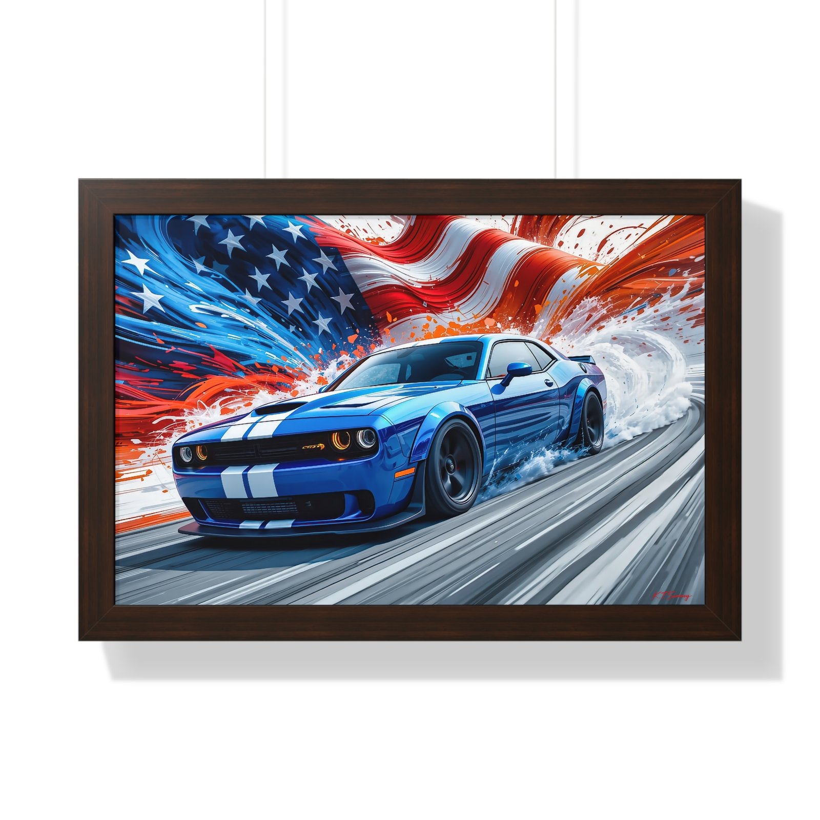 Limited Edition Dodge Hellcat Framed Art | Muscle Car Collector’s Artwork - Image 13