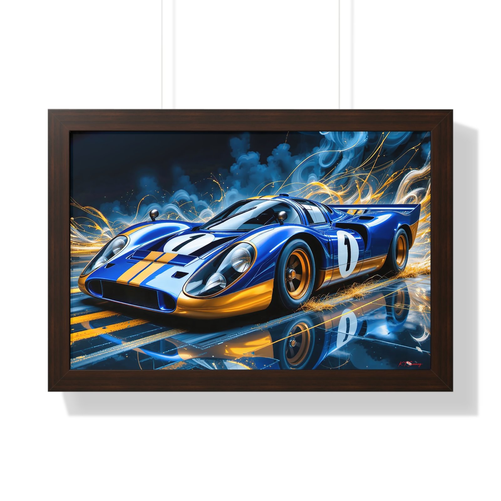 Limited Edition Porsche Le Mans Racing Car | Original Collector's Artwork - Image 13