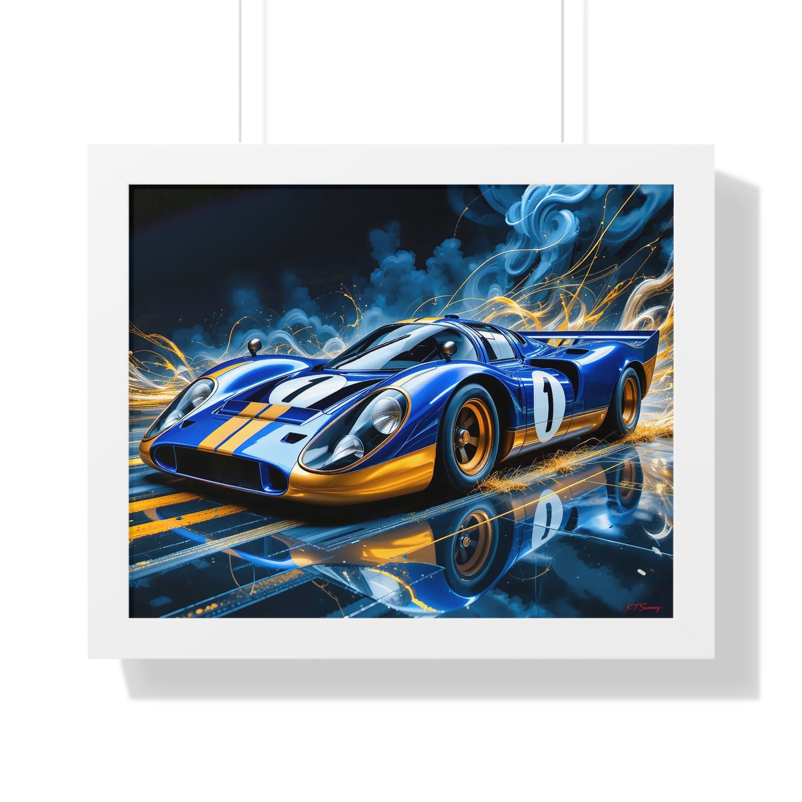 Limited Edition Porsche Le Mans Racing Car | Original Collector's Artwork - Image 19