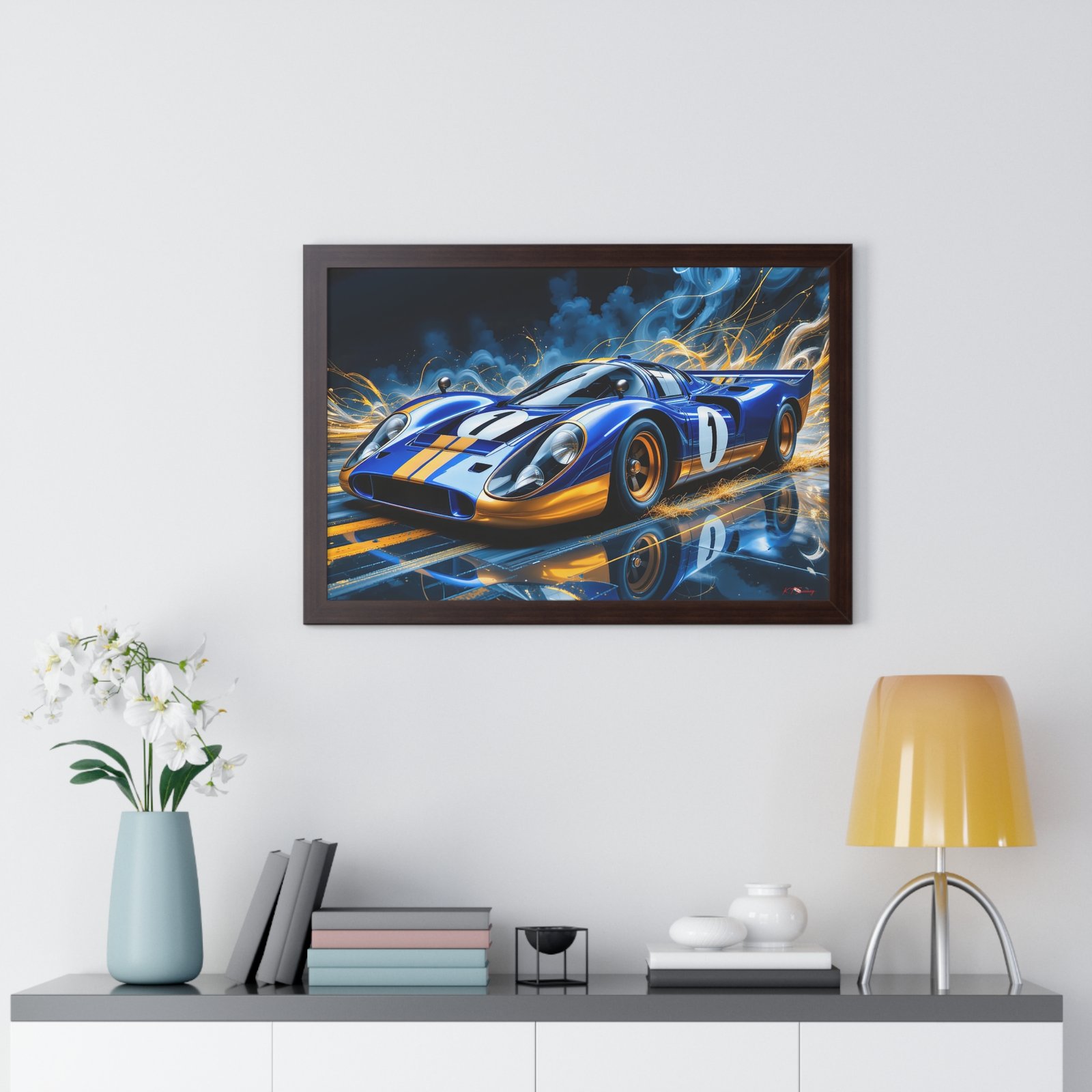 Limited Edition Porsche Le Mans Racing Car | Original Collector's Artwork - Image 17