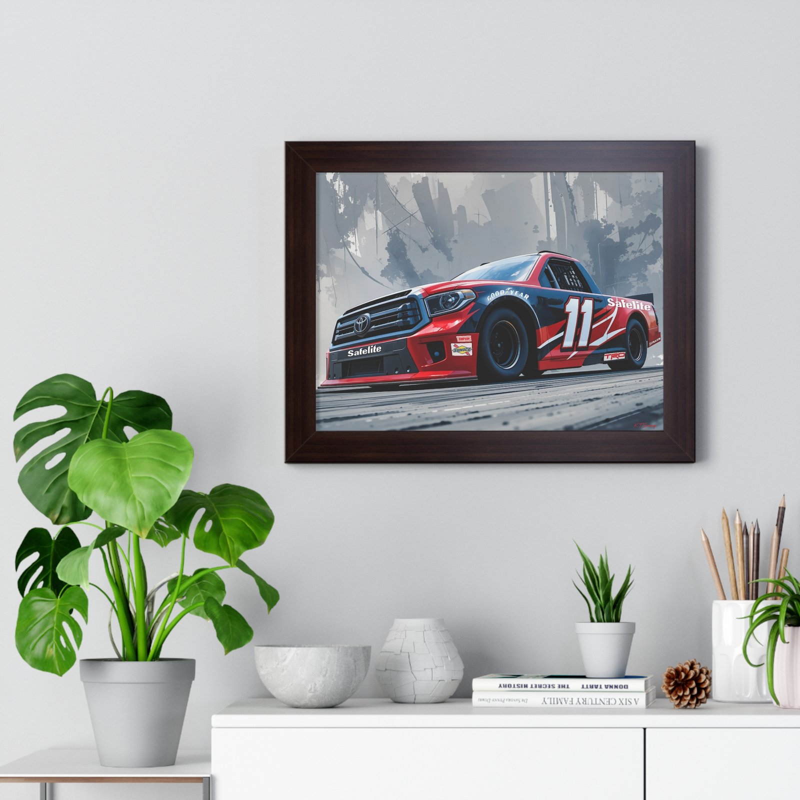 NASCAR Racing Truck Series Corey Heim Framed Art Print | Original Collector's Artwork - Image 20