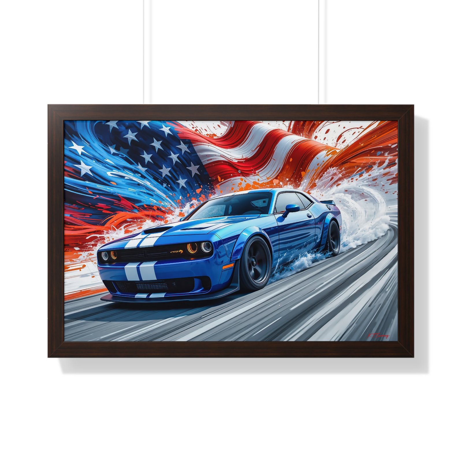 Limited Edition Dodge Hellcat Framed Art | Muscle Car Collector’s Artwork - Image 16