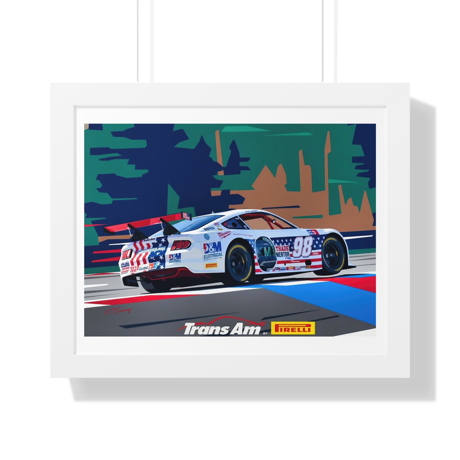 Doug Winston 2026 Trans Am Racing Car – Limited One-Off Collector’s Edition Print | Benefits TradeMentor.org - Image 25