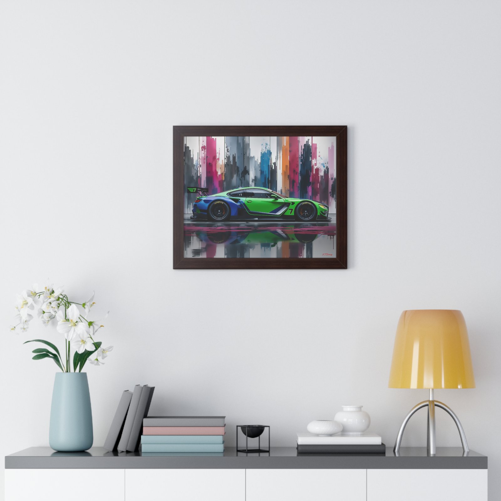 BMW M8 IMSA Inspired Wall Art Framed Print | Original Design Studio Edition Collector’s Motorsport Artwork - Image 11