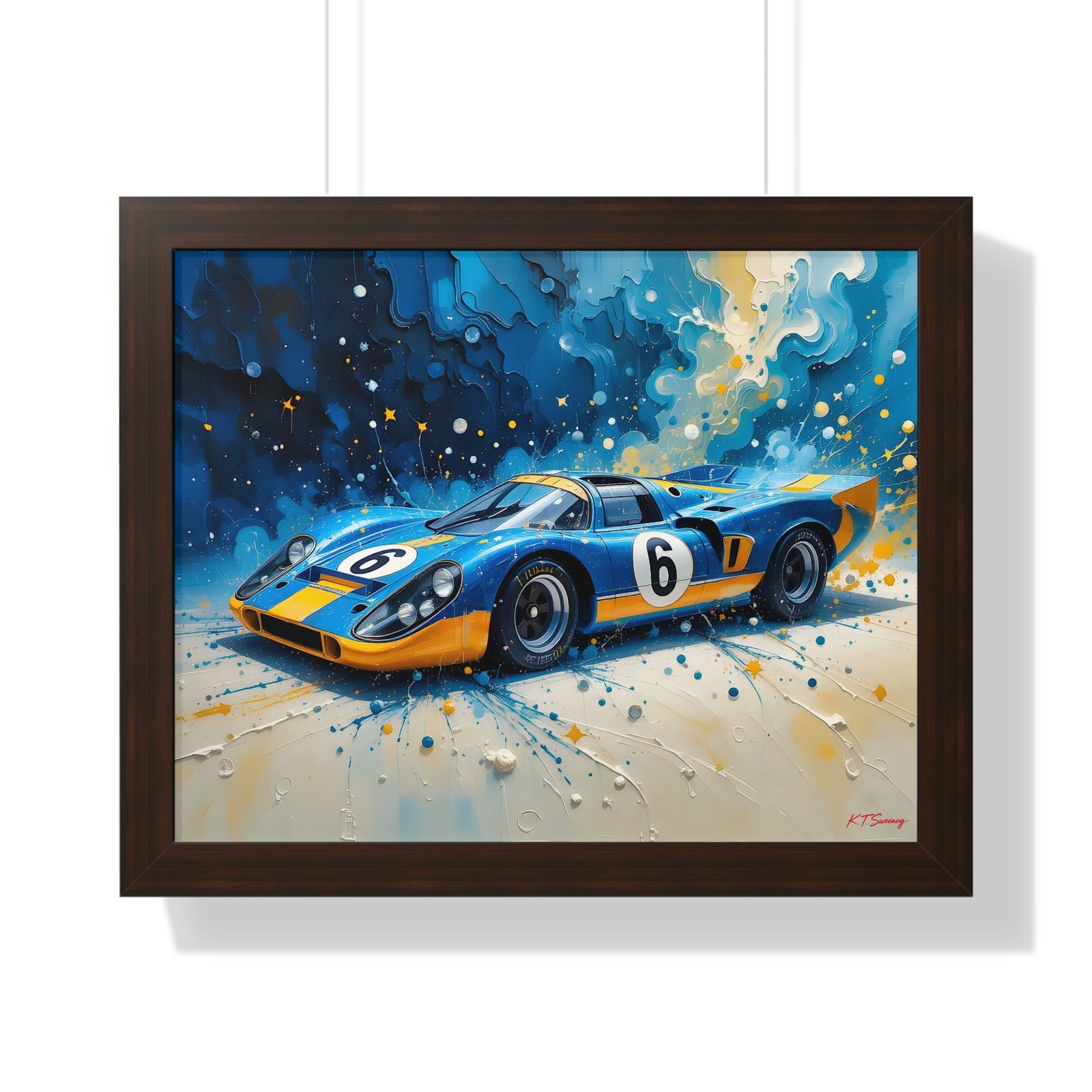 Limited Edition Porsche Le Mans Racing Car Wall Art Framed Print | Collector’s Motorsport Artwork - Image 10