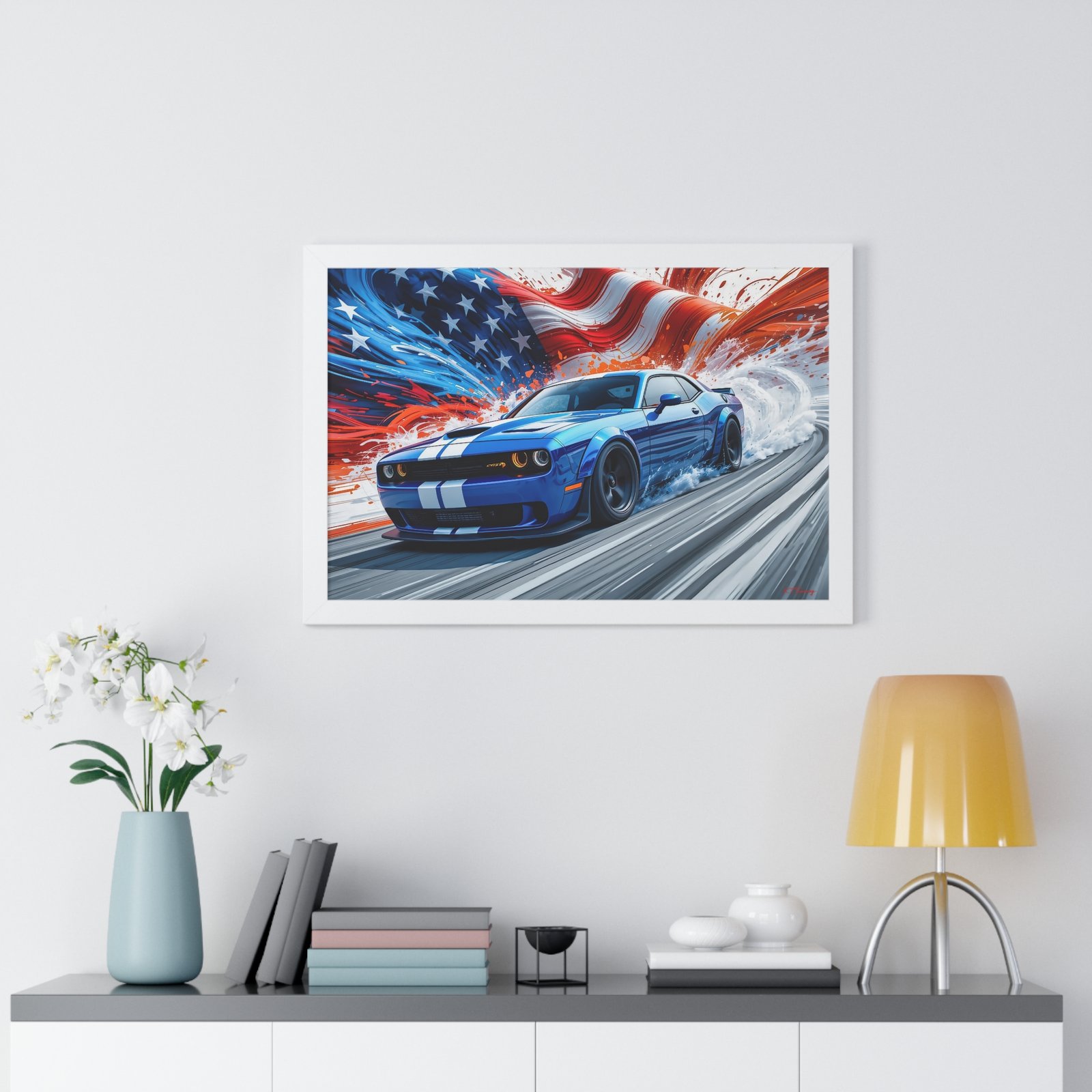 Limited Edition Dodge Hellcat Framed Art | Muscle Car Collector’s Artwork - Image 26