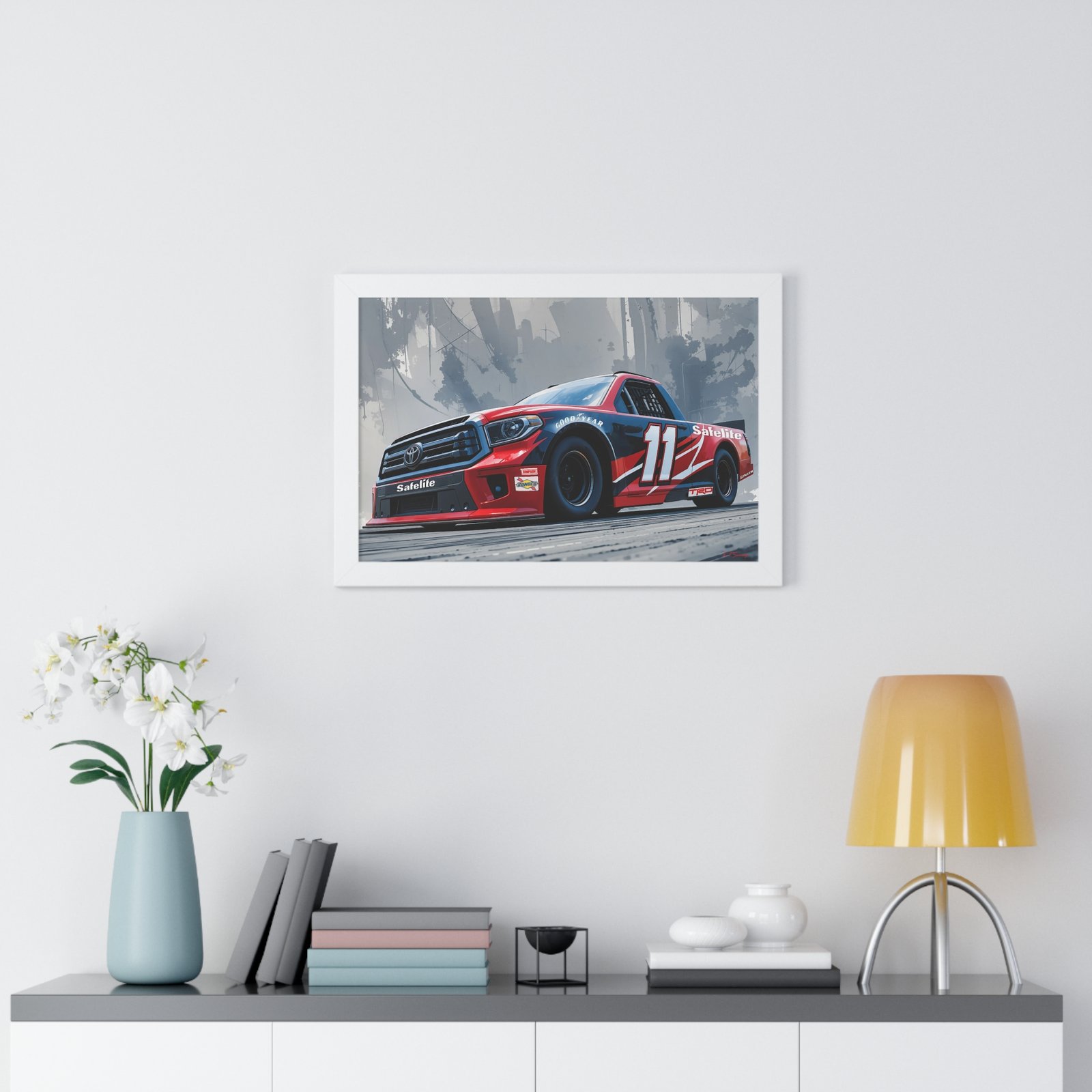 NASCAR Racing Truck Series Corey Heim Framed Art Print | Original Collector's Artwork - Image 41